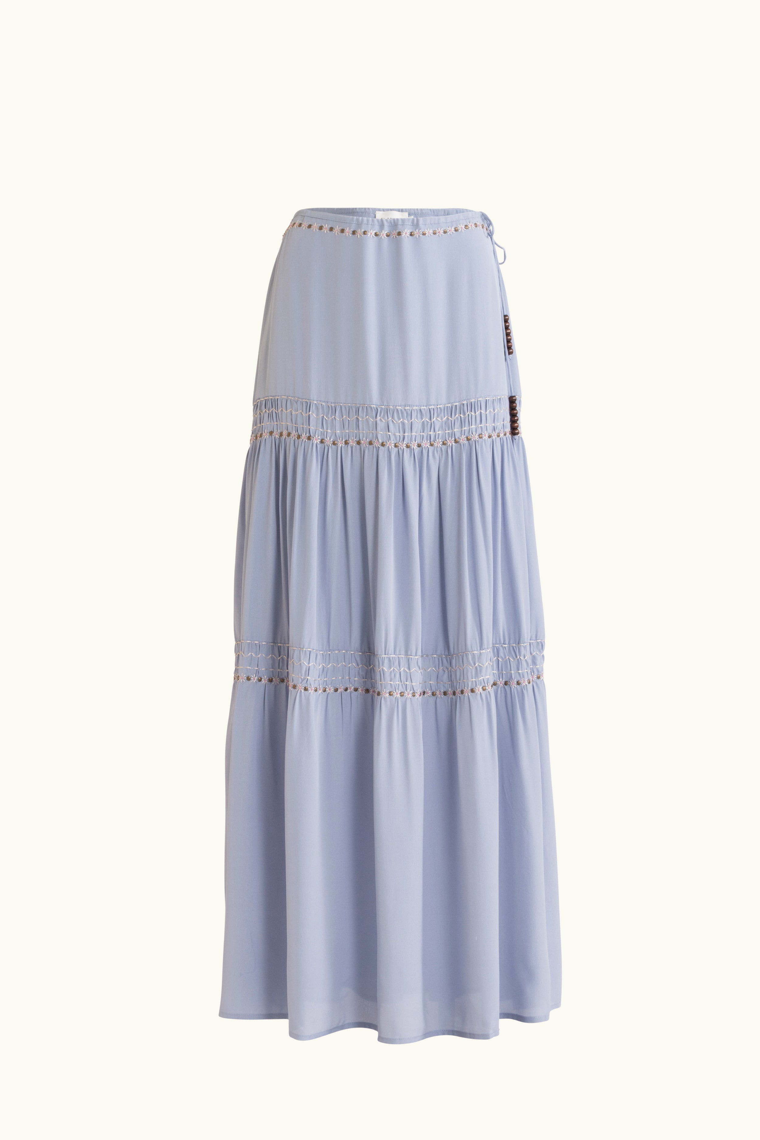 Gemini Crepe De Chine Skirt