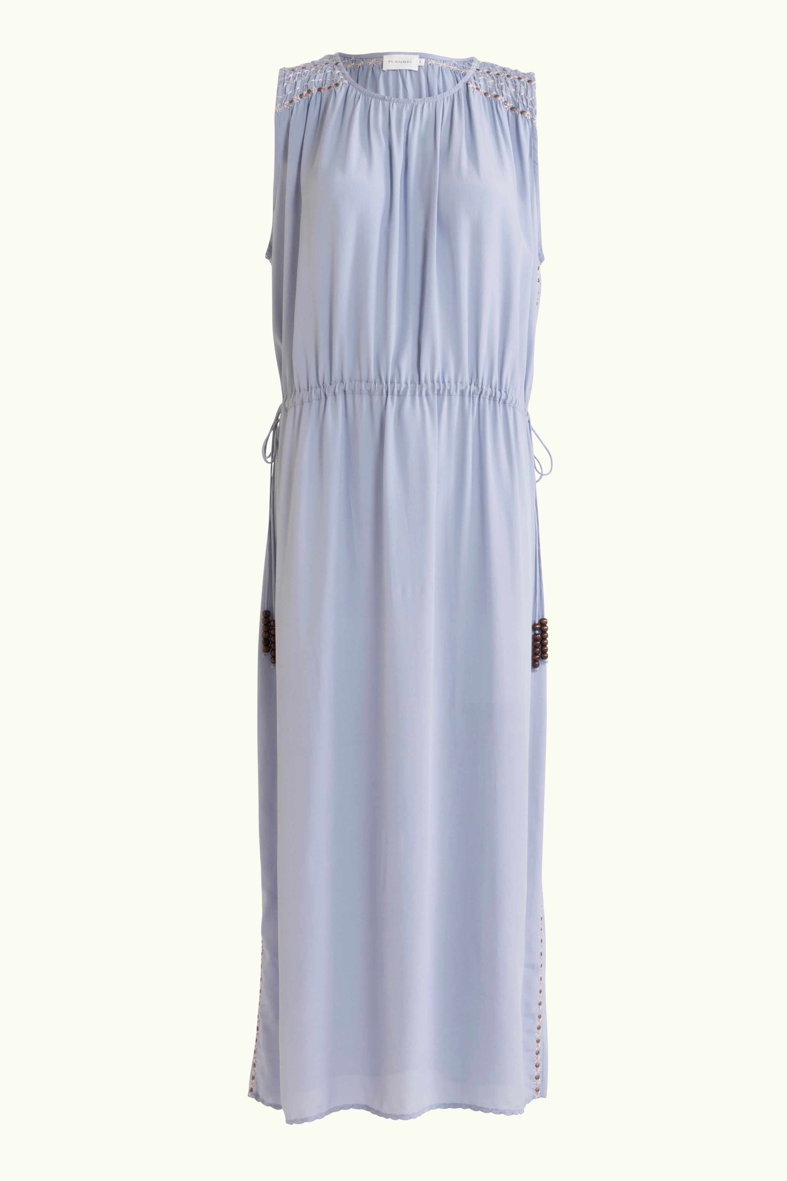 Gemini Crepe De Chine Sleeveless Dress