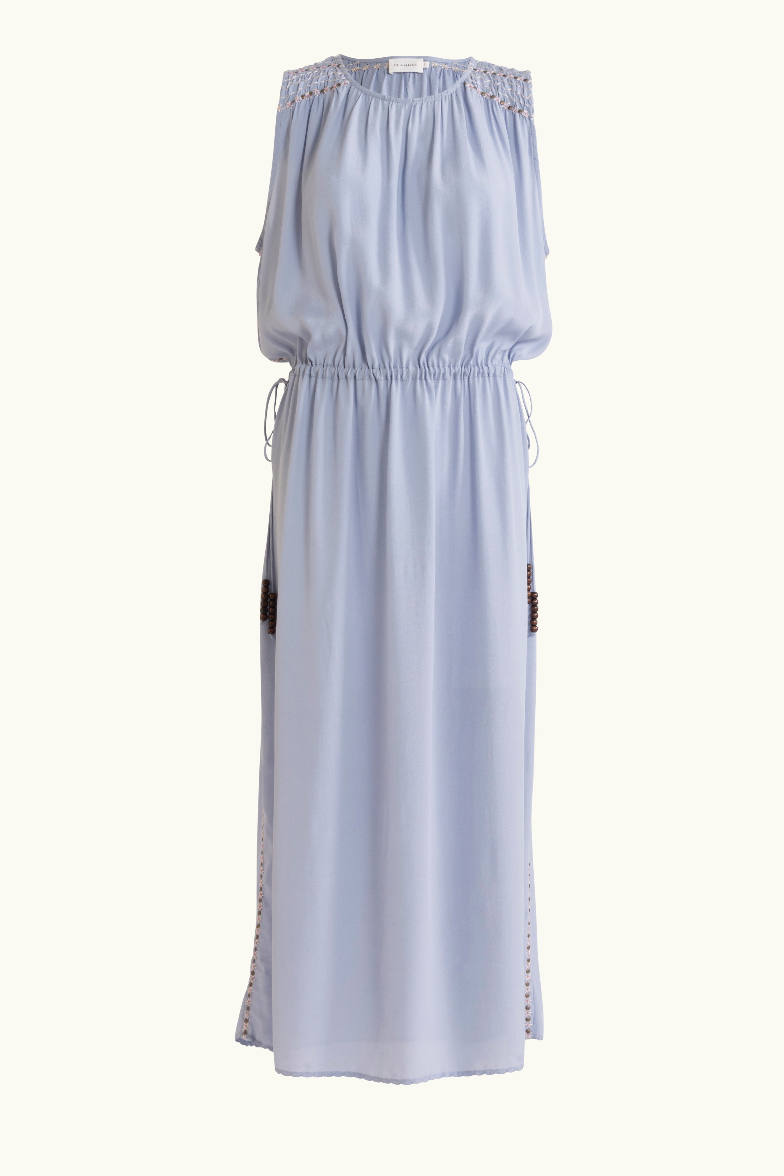 Gemini Crepe De Chine Sleeveless Dress