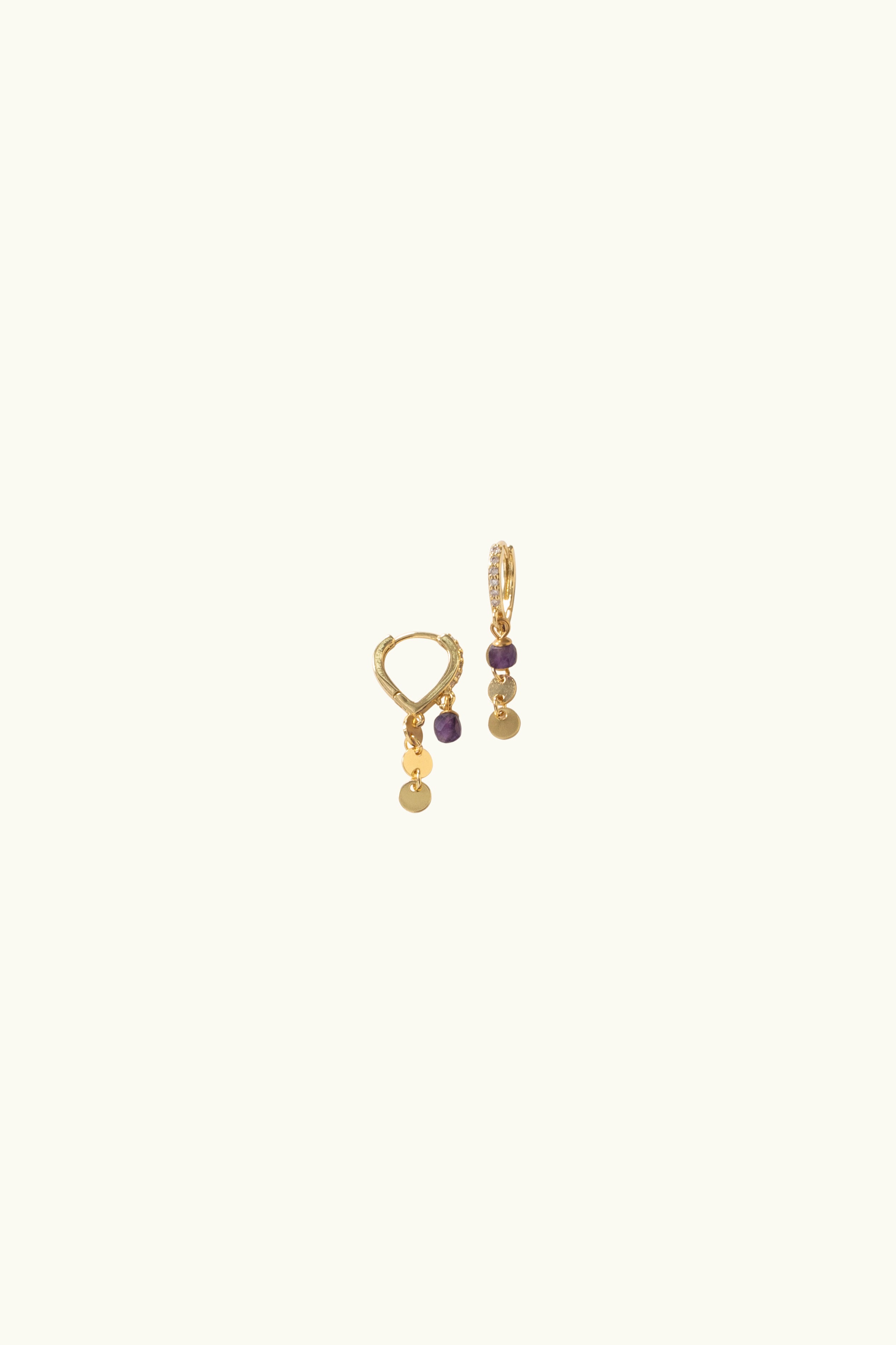 Gabbi Kelly Aventurine Huggie Earring