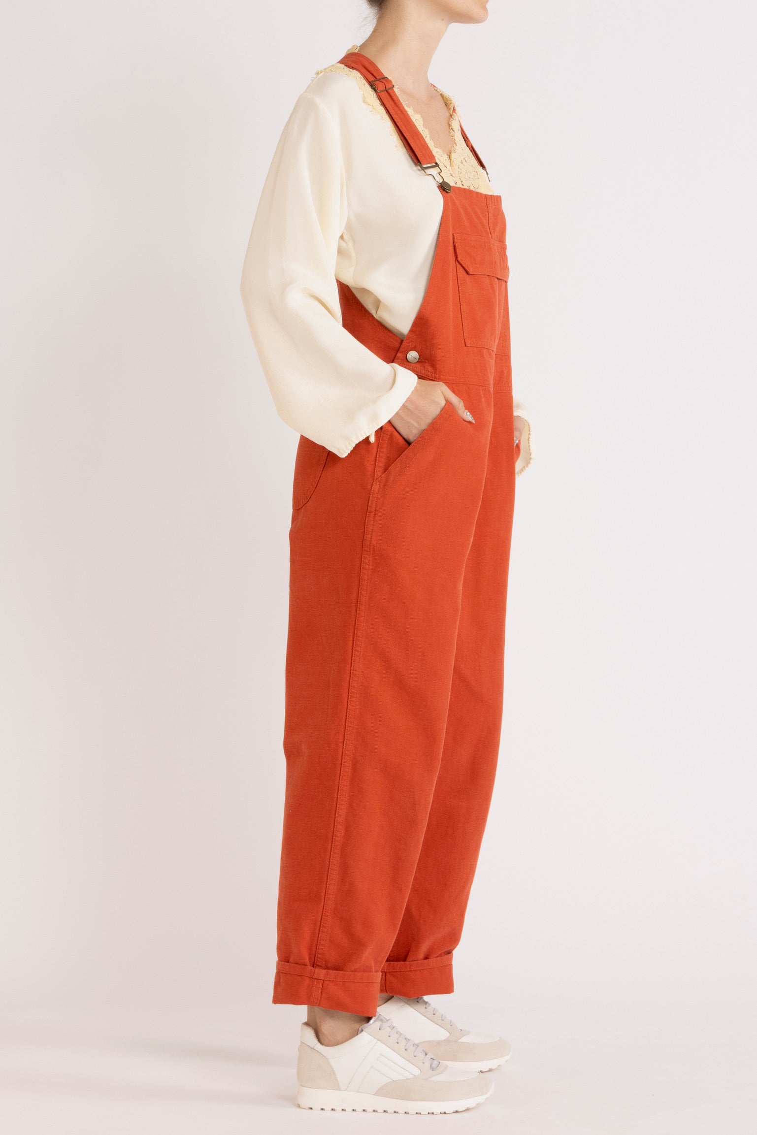 Melina Cotton Twill Overalls