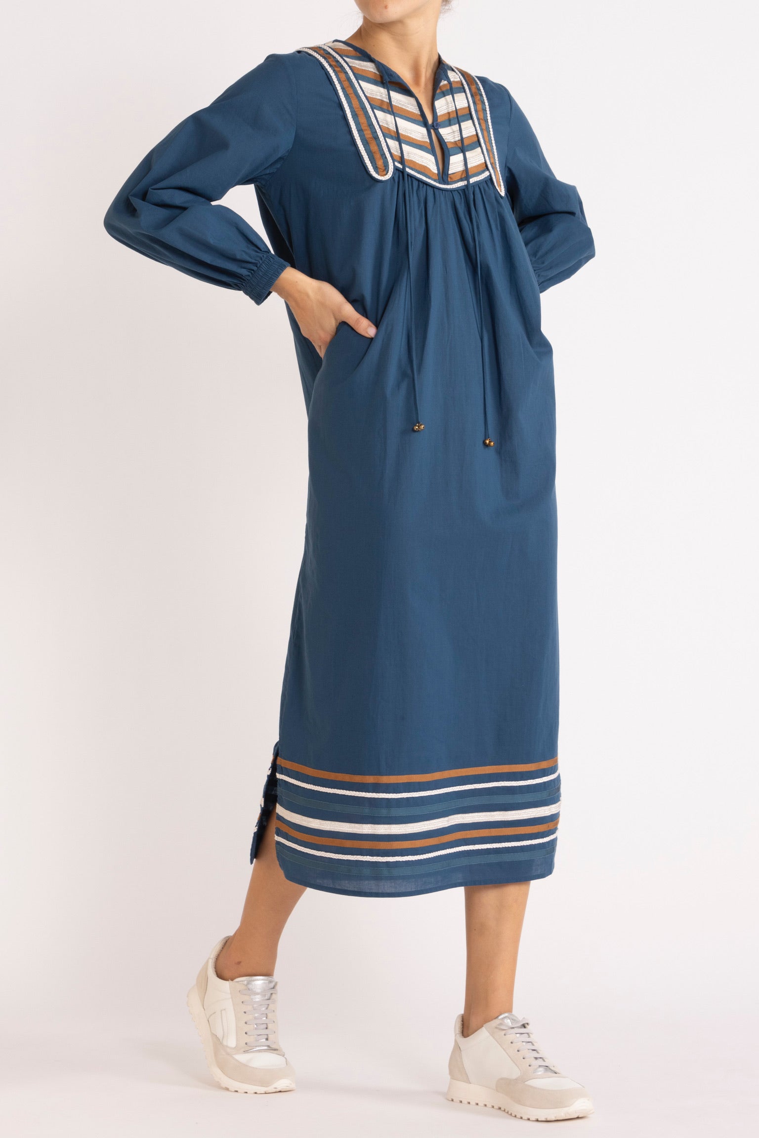 Talitha Cotton Long Sleeve Dress