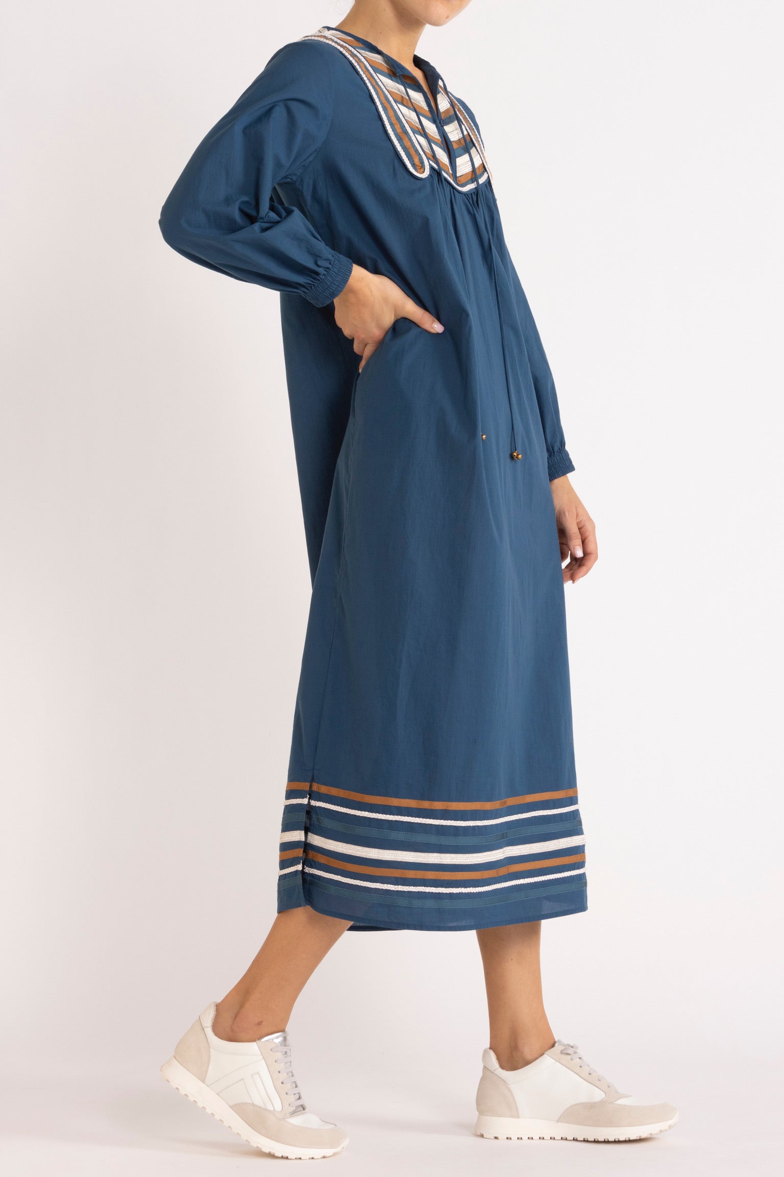 Talitha Cotton Long Sleeve Dress