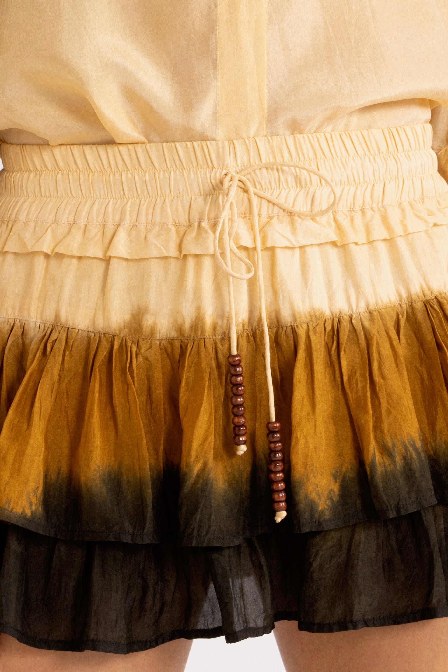 Jazz Silk Habotai Frill Short