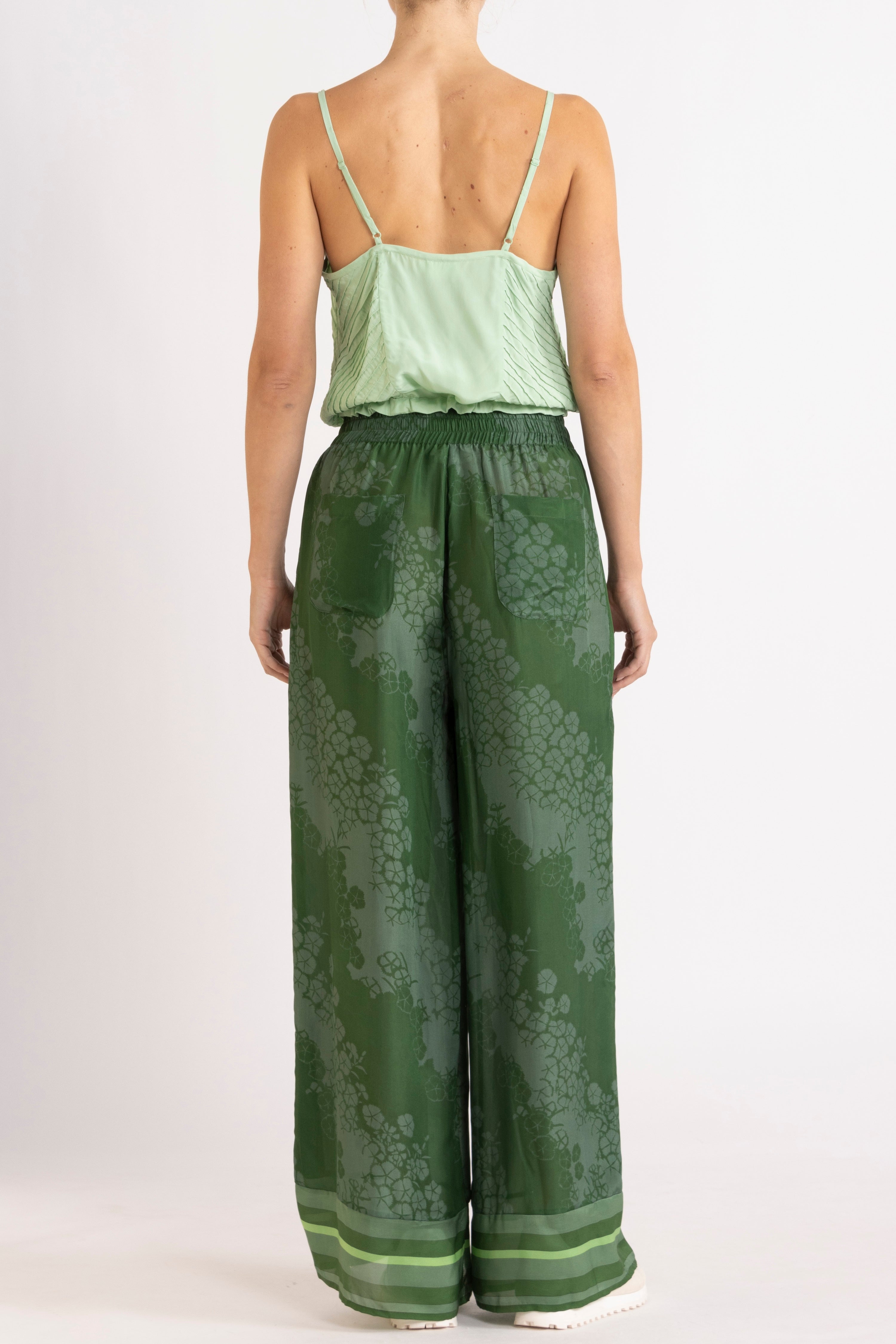 Arden Printed Silk Pant