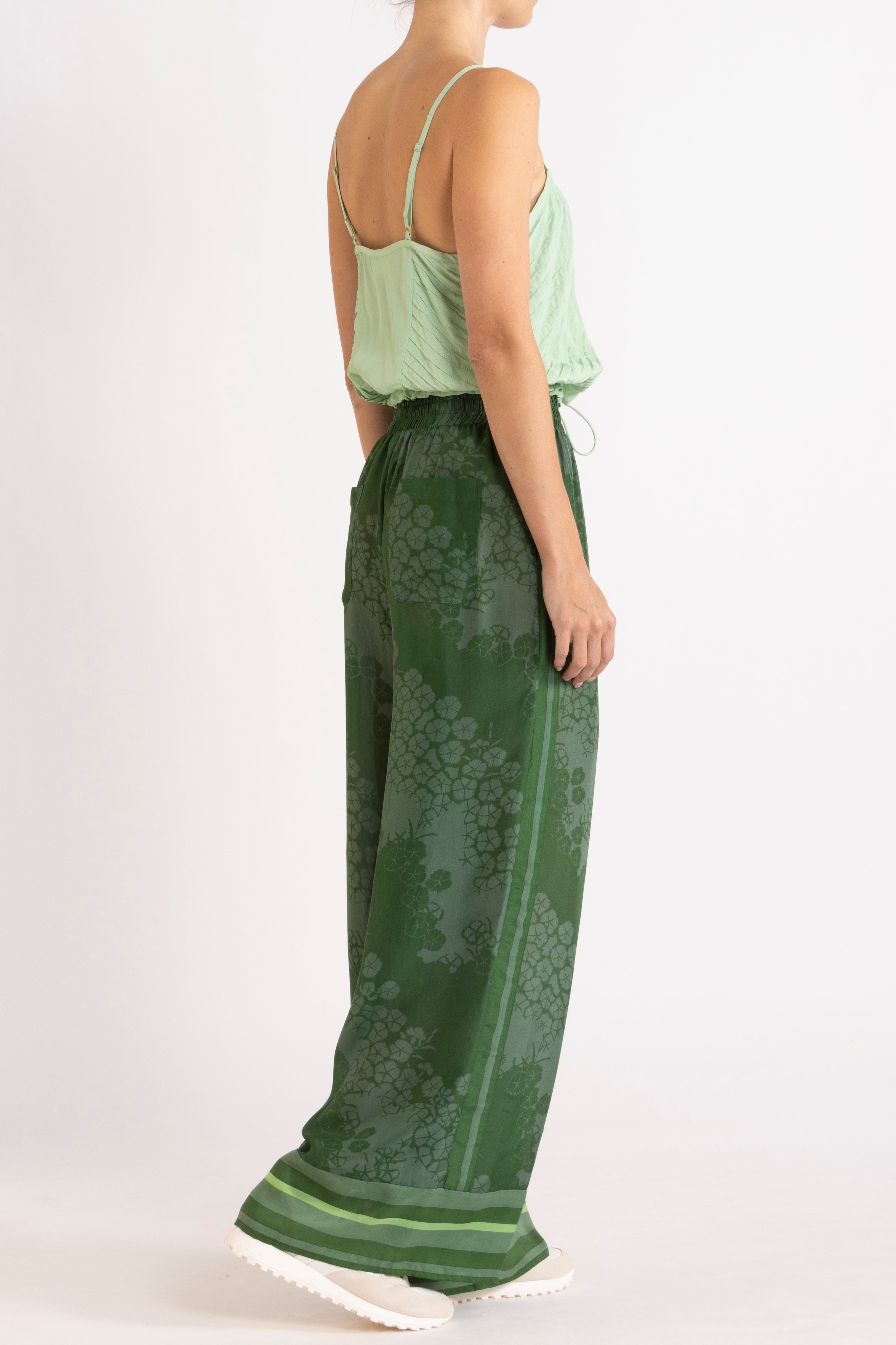 Arden Printed Silk Pant