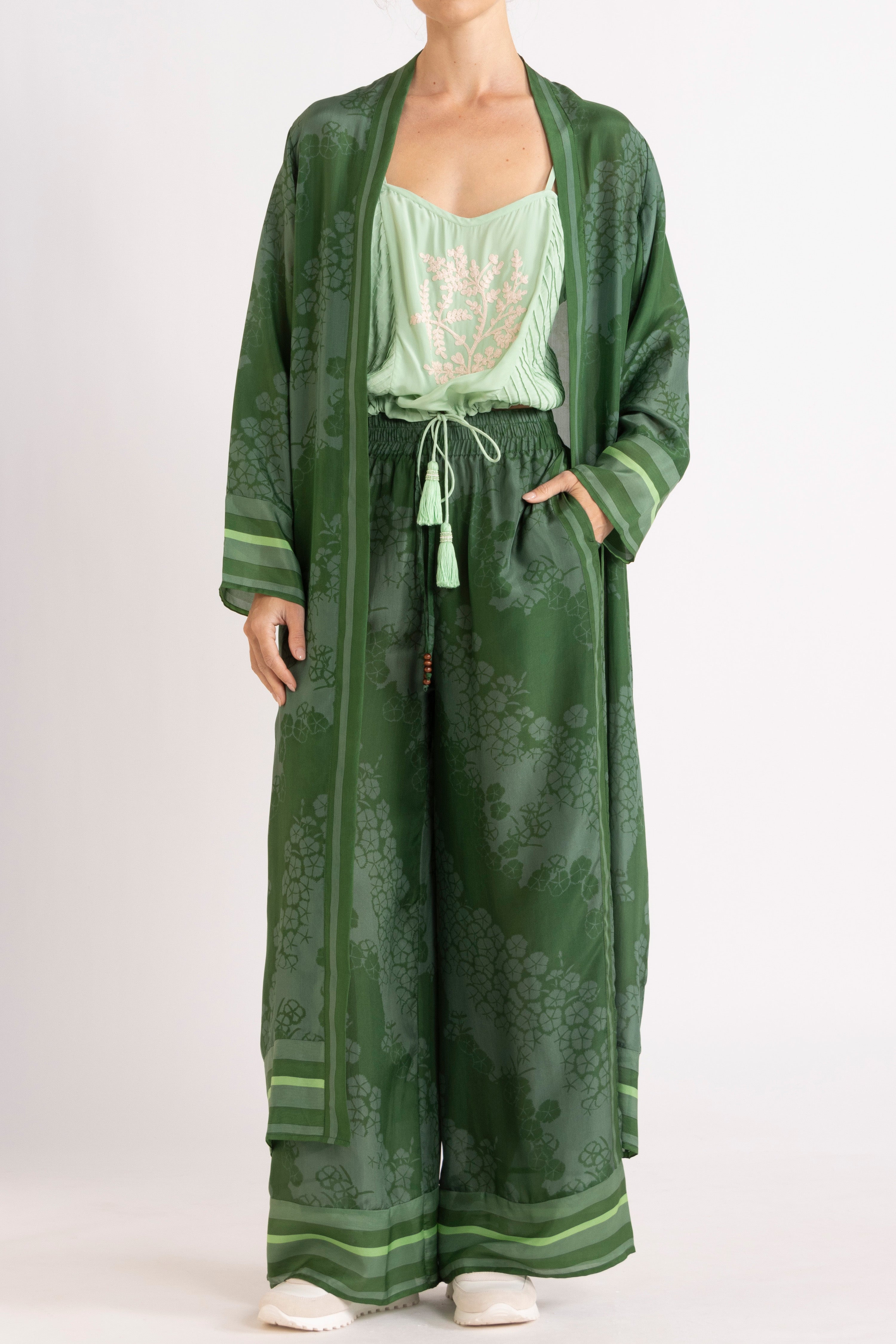 Arden Printed Silk Pant