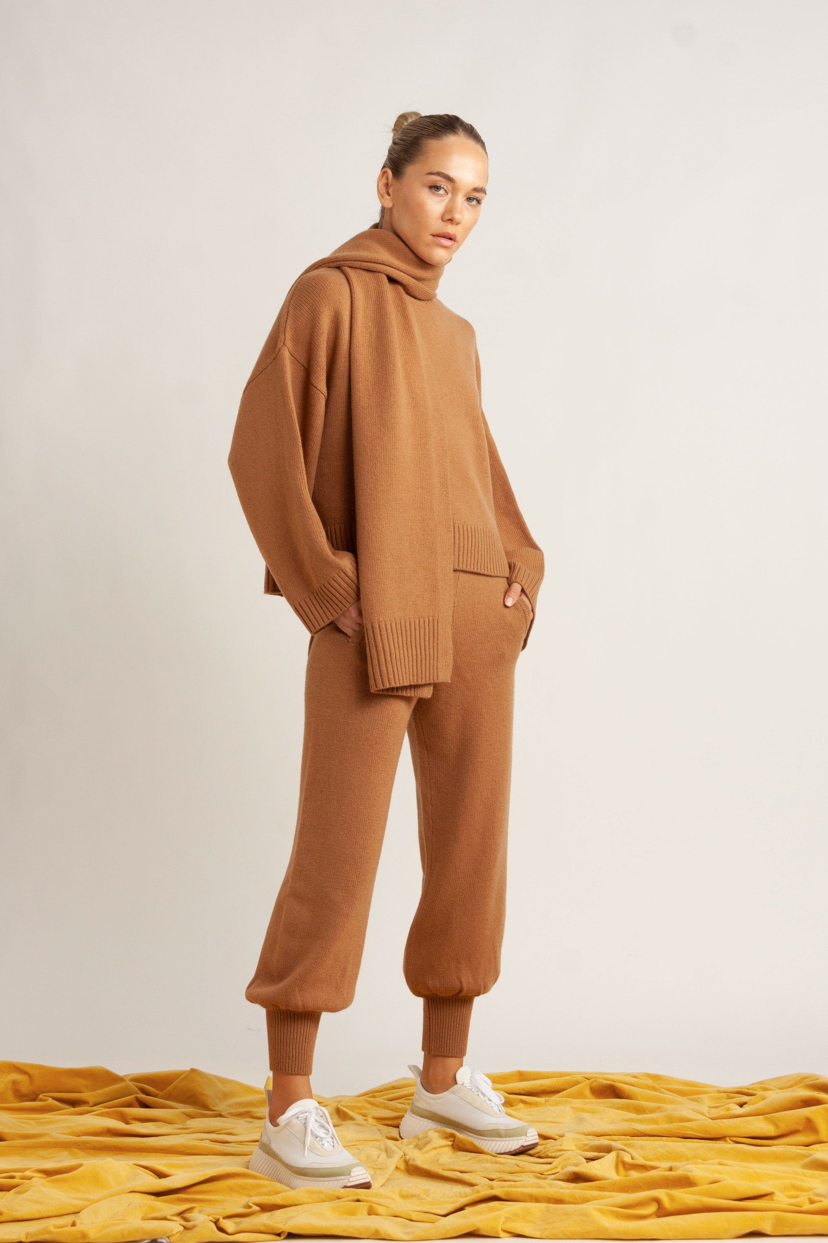 Sidney Wool-Cashmere Pant