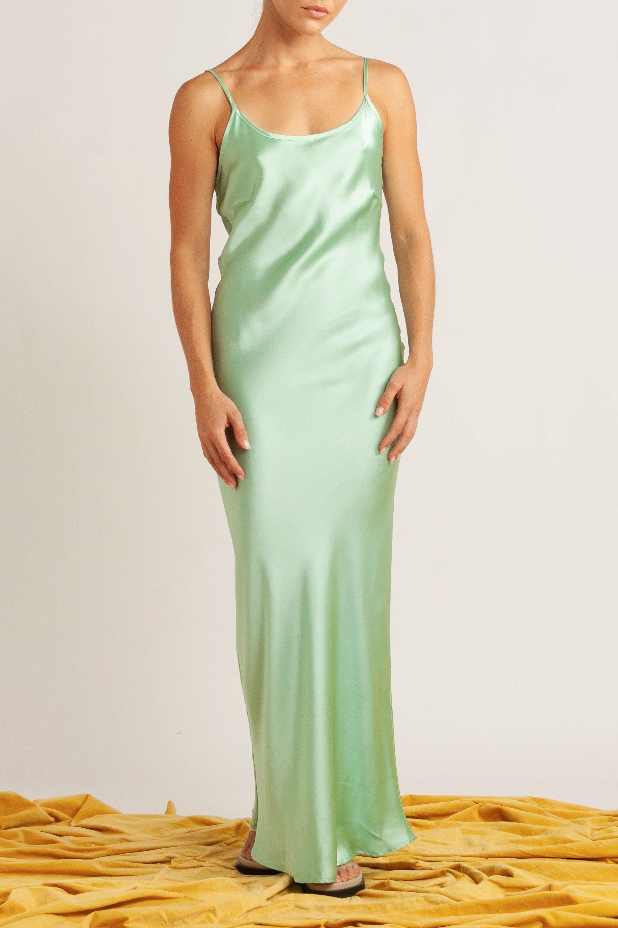 Essential Bias Washed Silk Maxi Slip