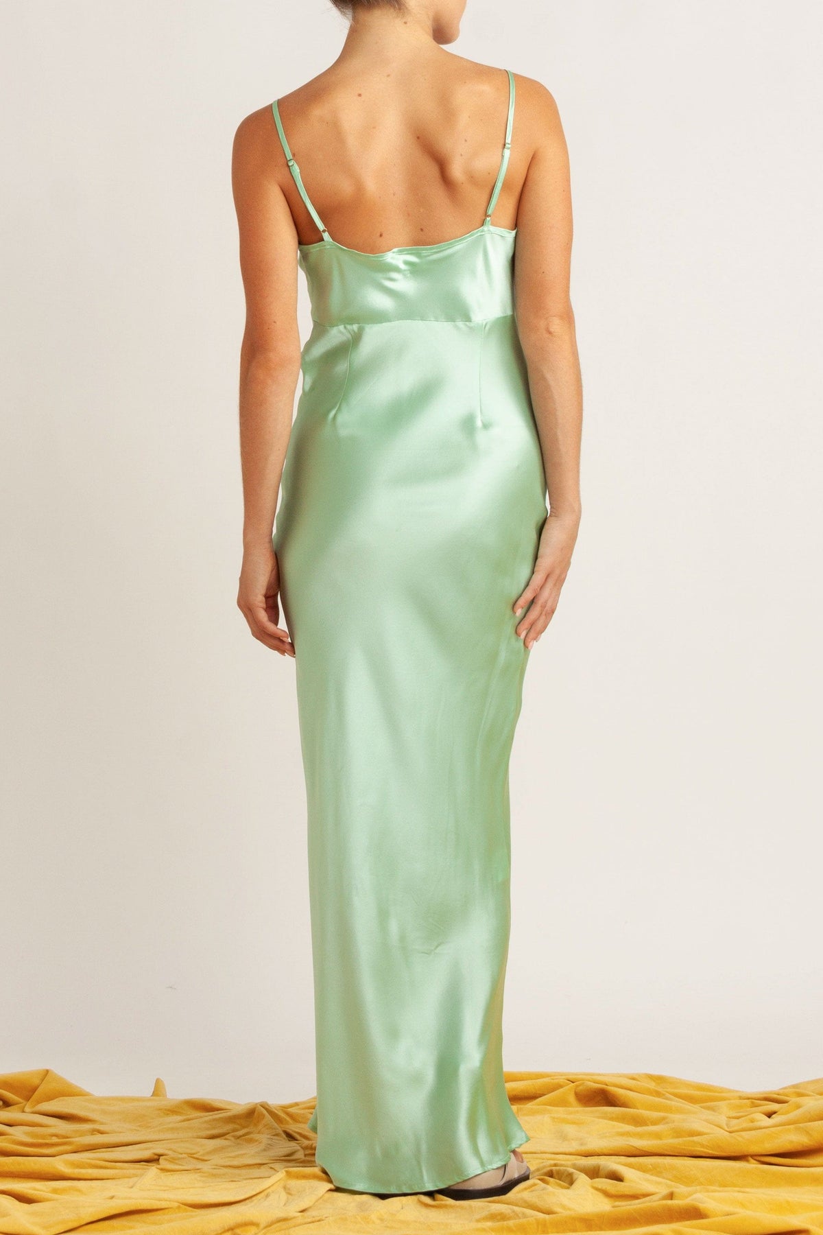 Essential Bias Washed Silk Maxi Slip