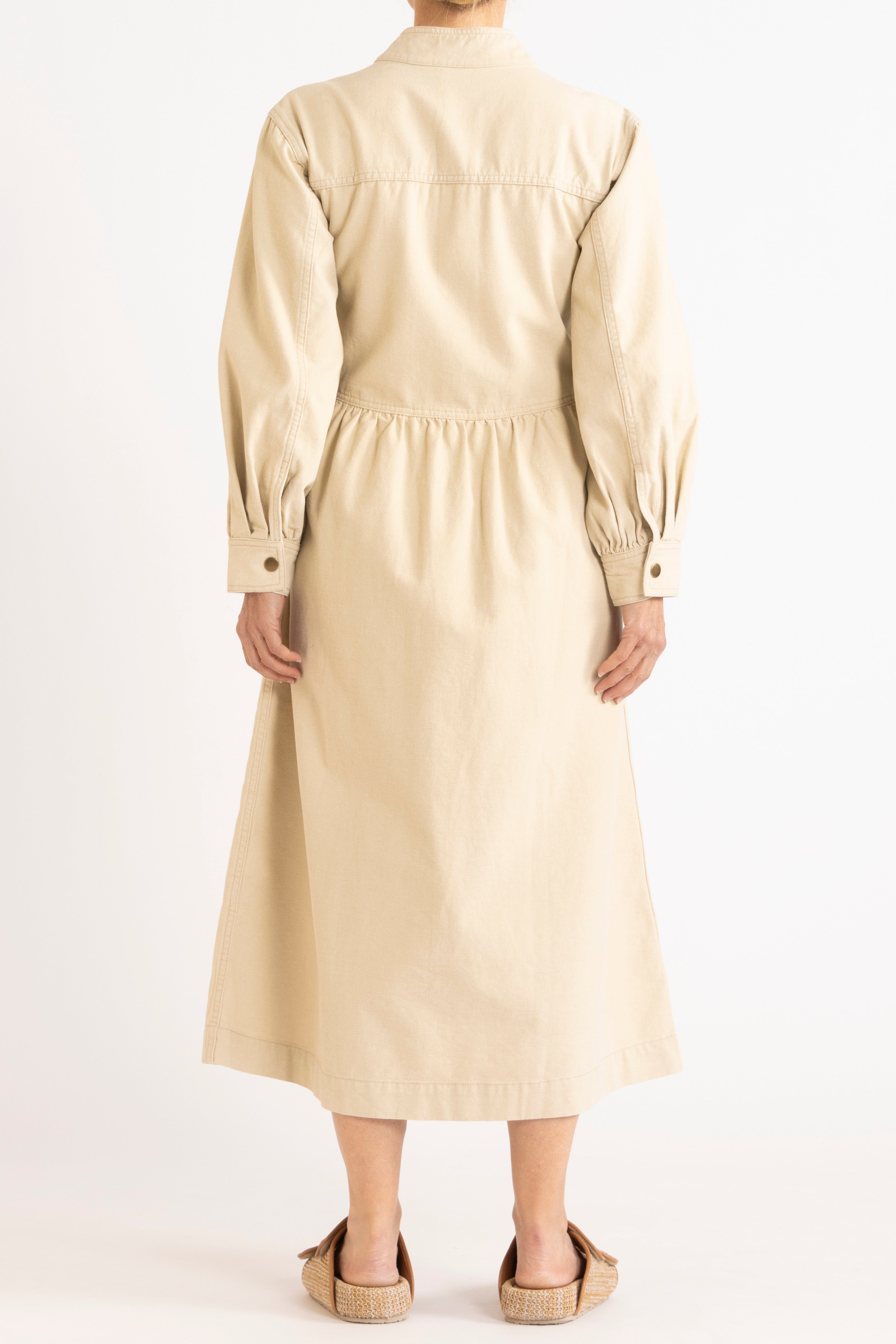 Melina Cotton Twill Dress