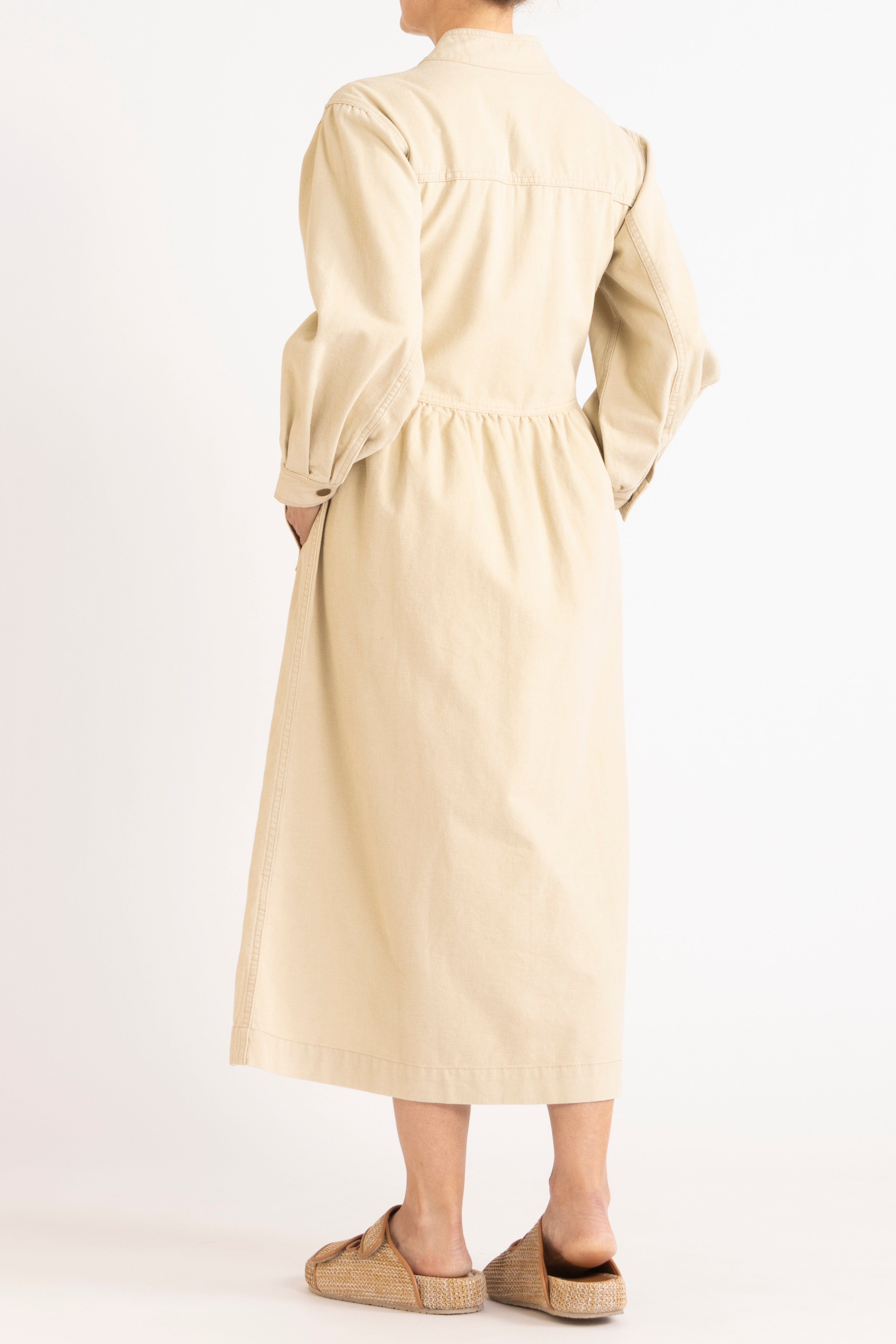Melina Cotton Twill Dress