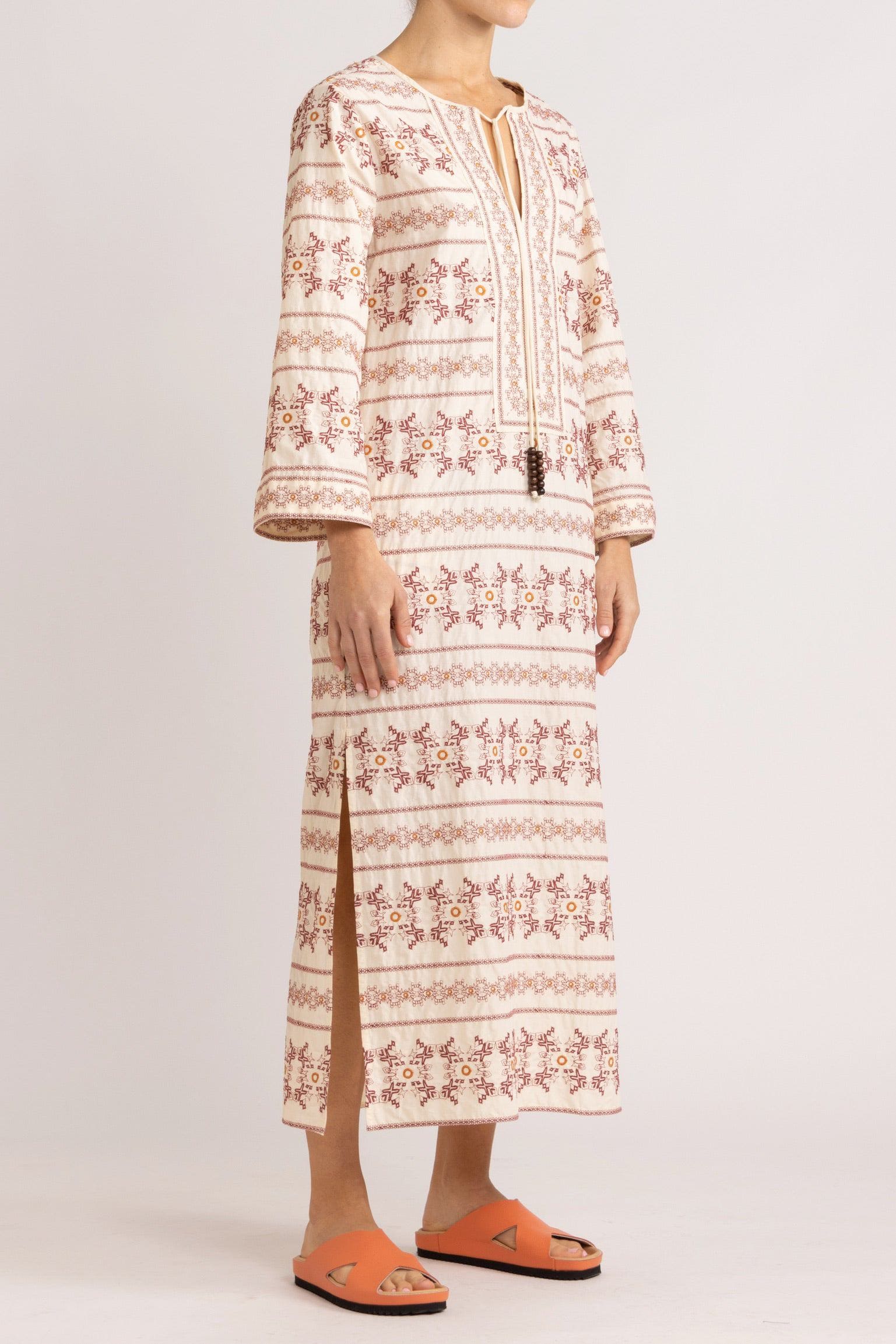 Anouk Embroidered Cotton Tunic Dress