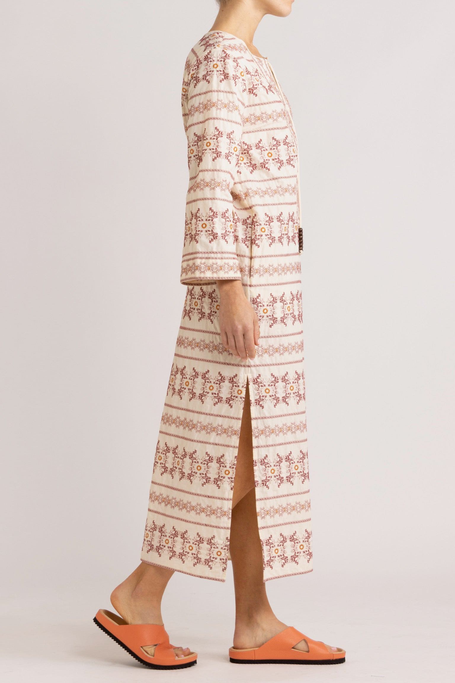 Anouk Embroidered Cotton Tunic Dress