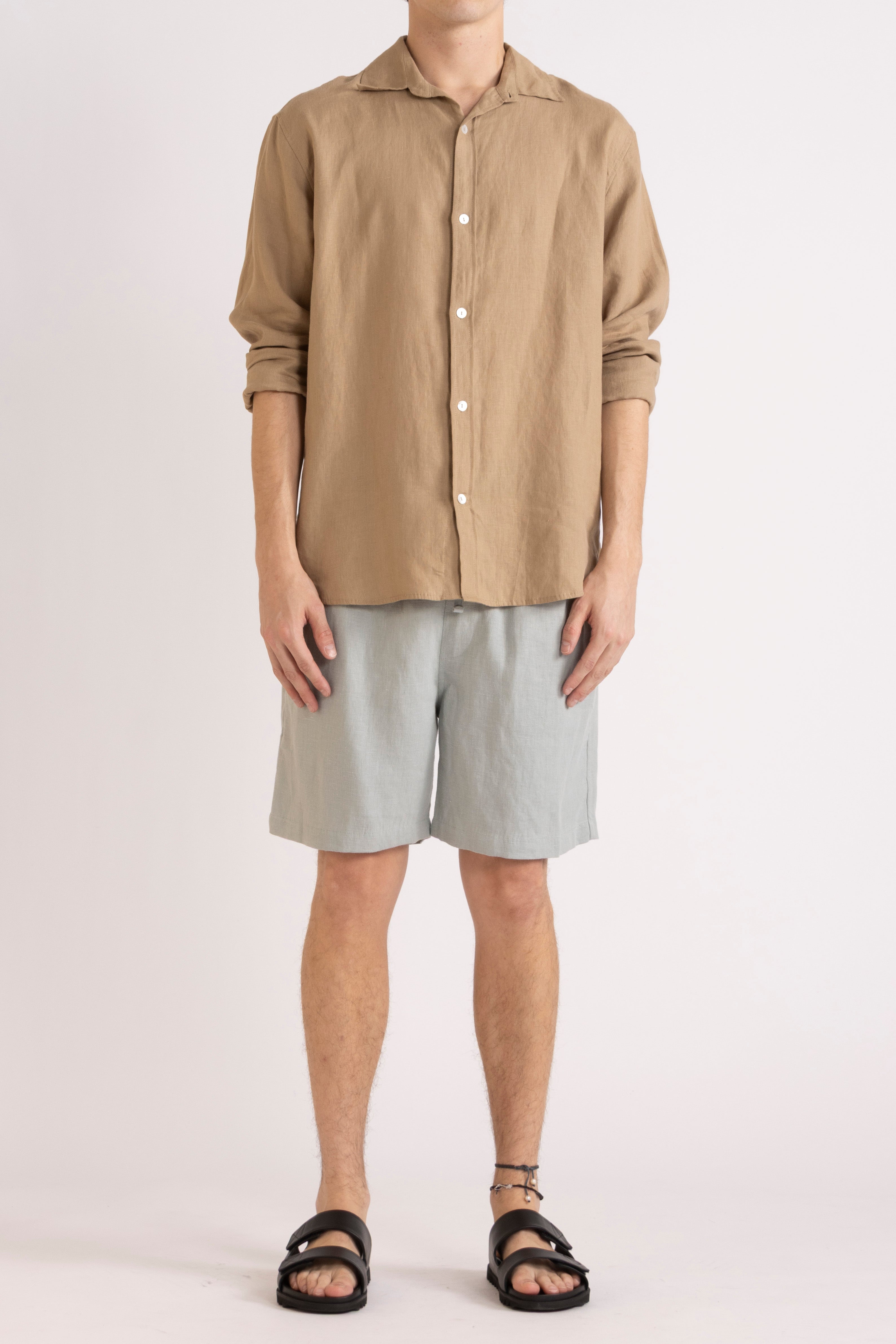 Toby Linen Drawstring Short
