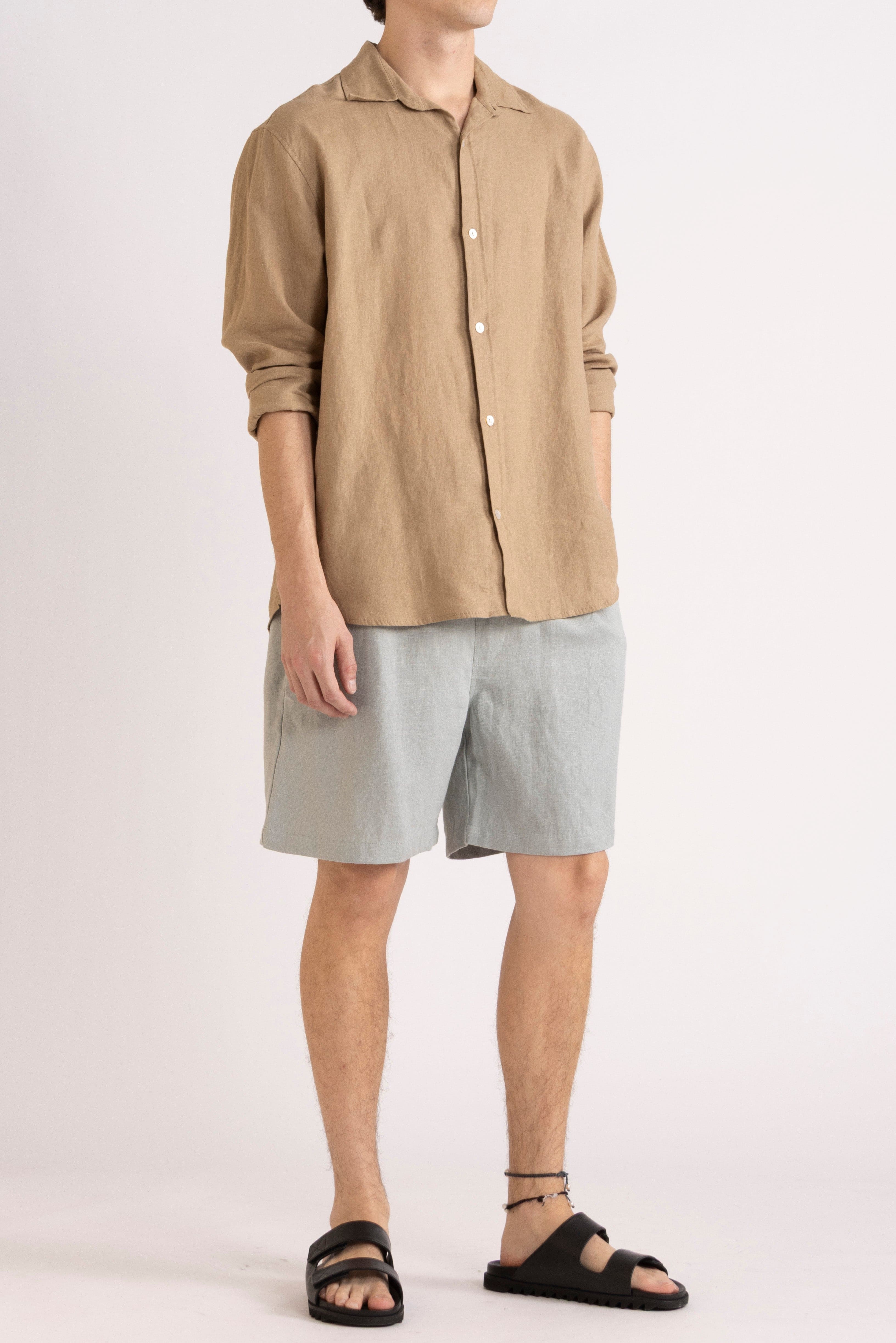 Toby Linen Drawstring Short
