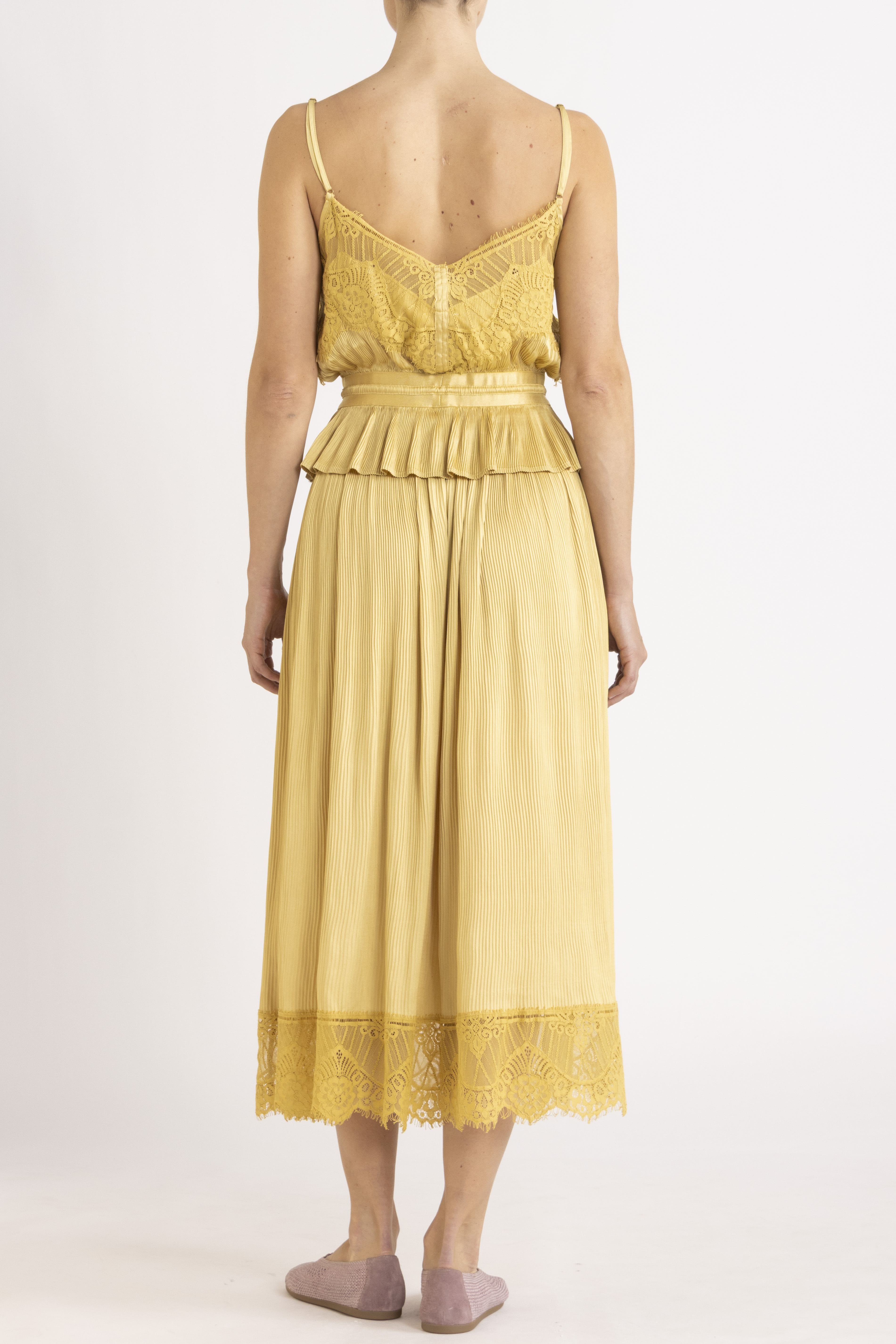 Valerie Lace Pleat Skirt