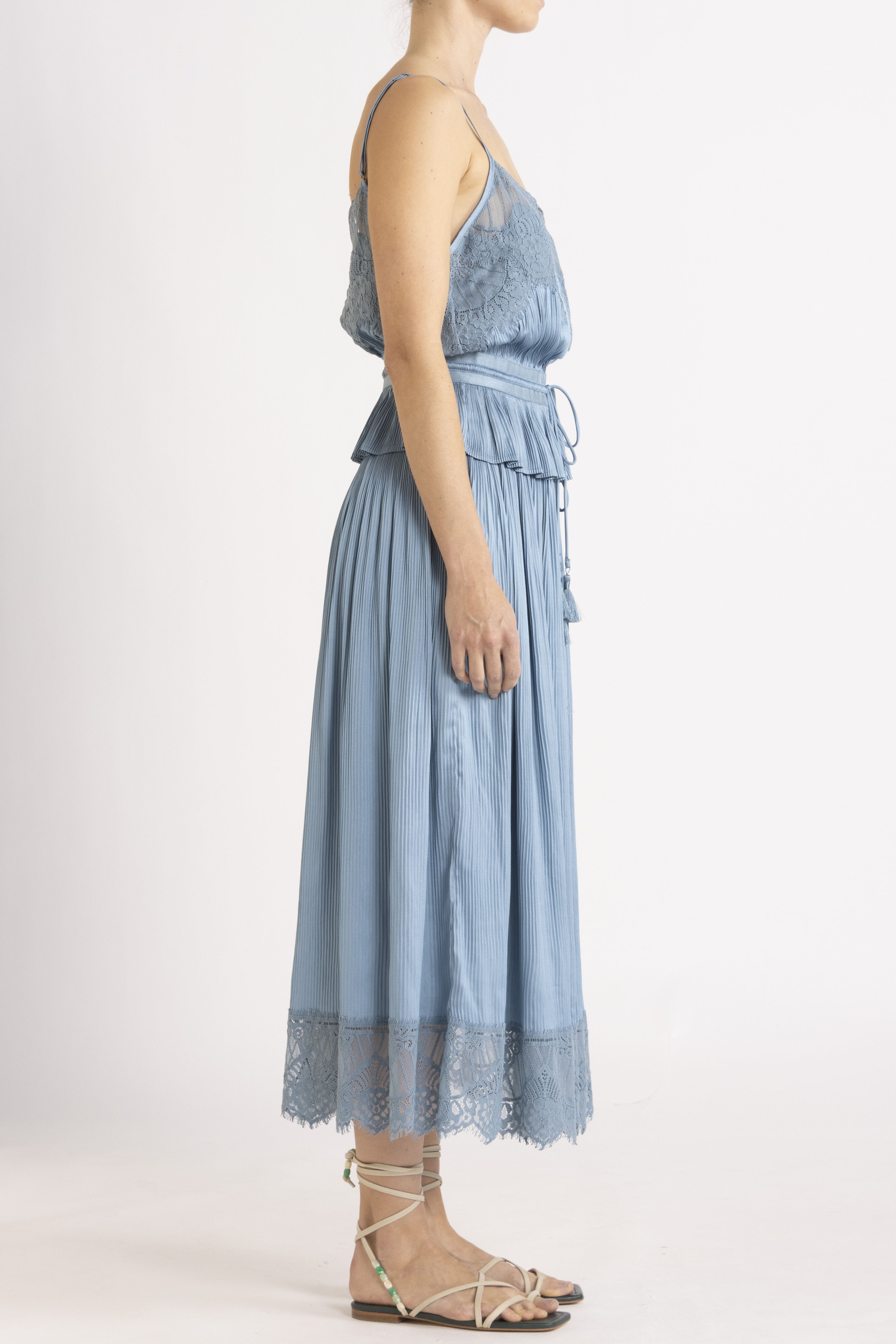 Valerie Lace Pleat Skirt