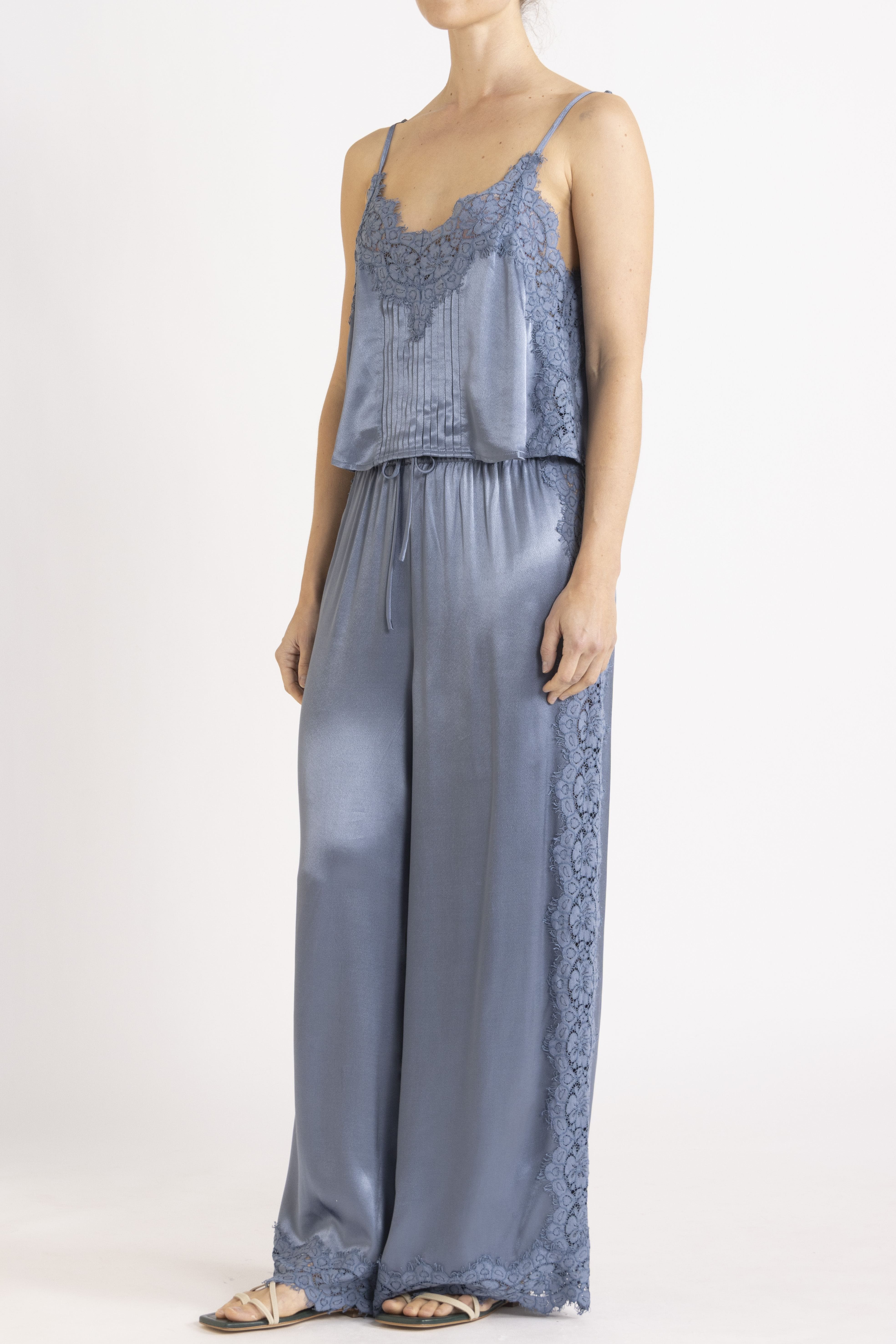 Lenny Satin Lace Cami