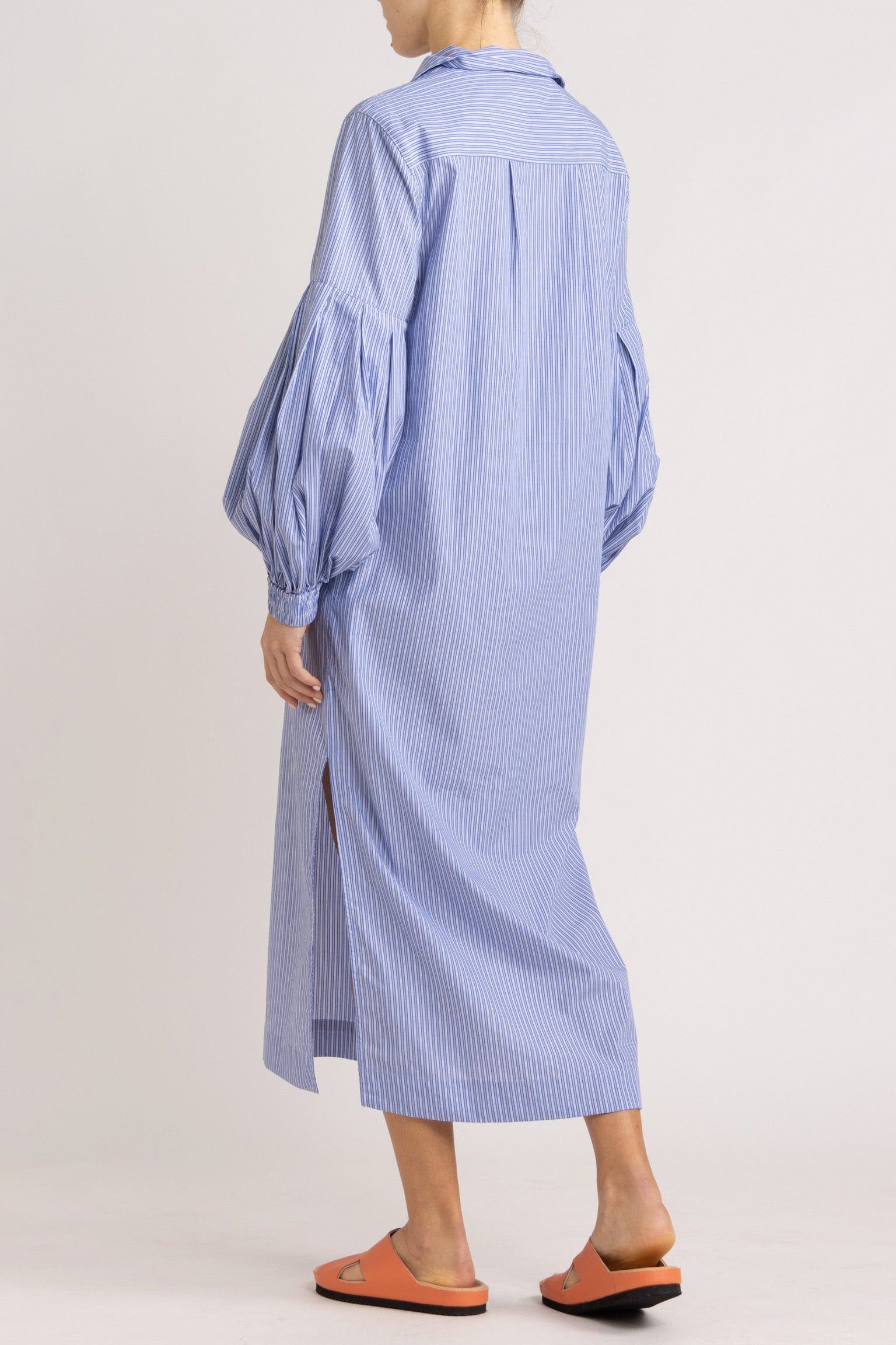 Jemima Blue Stripe Tunic Dress
