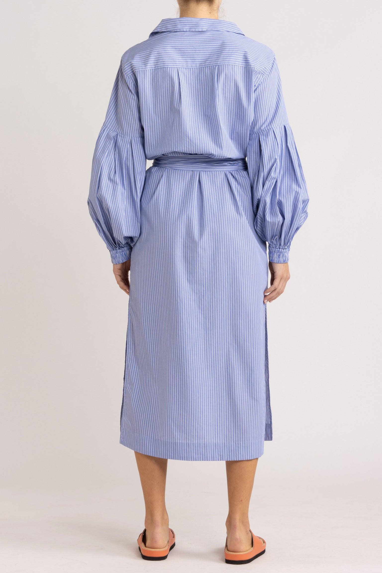 Jemima Blue Stripe Tunic Dress