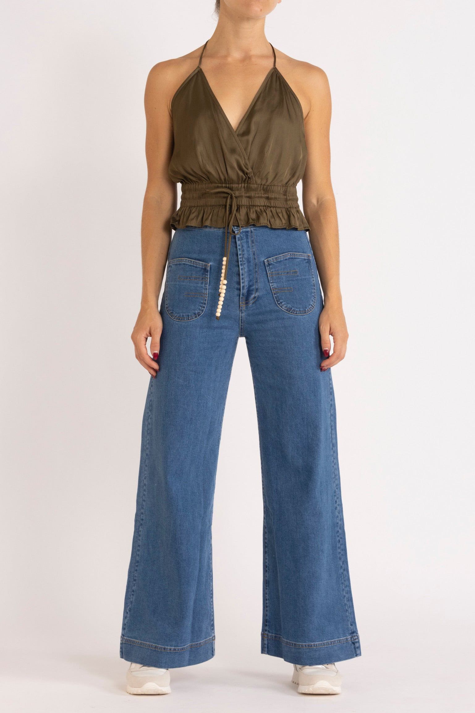 Alina Halter-Neck Top