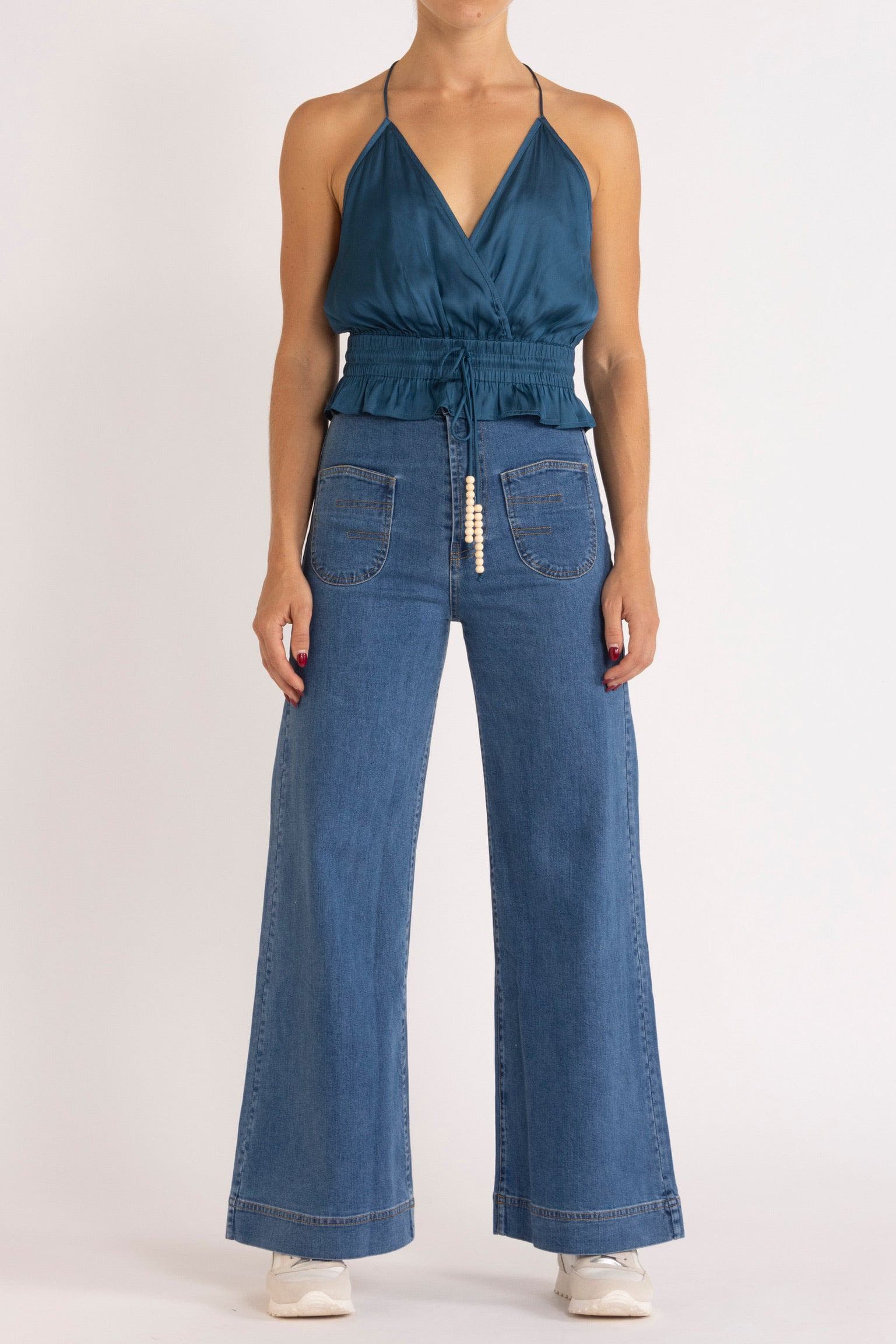 Alina Halter-Neck Top