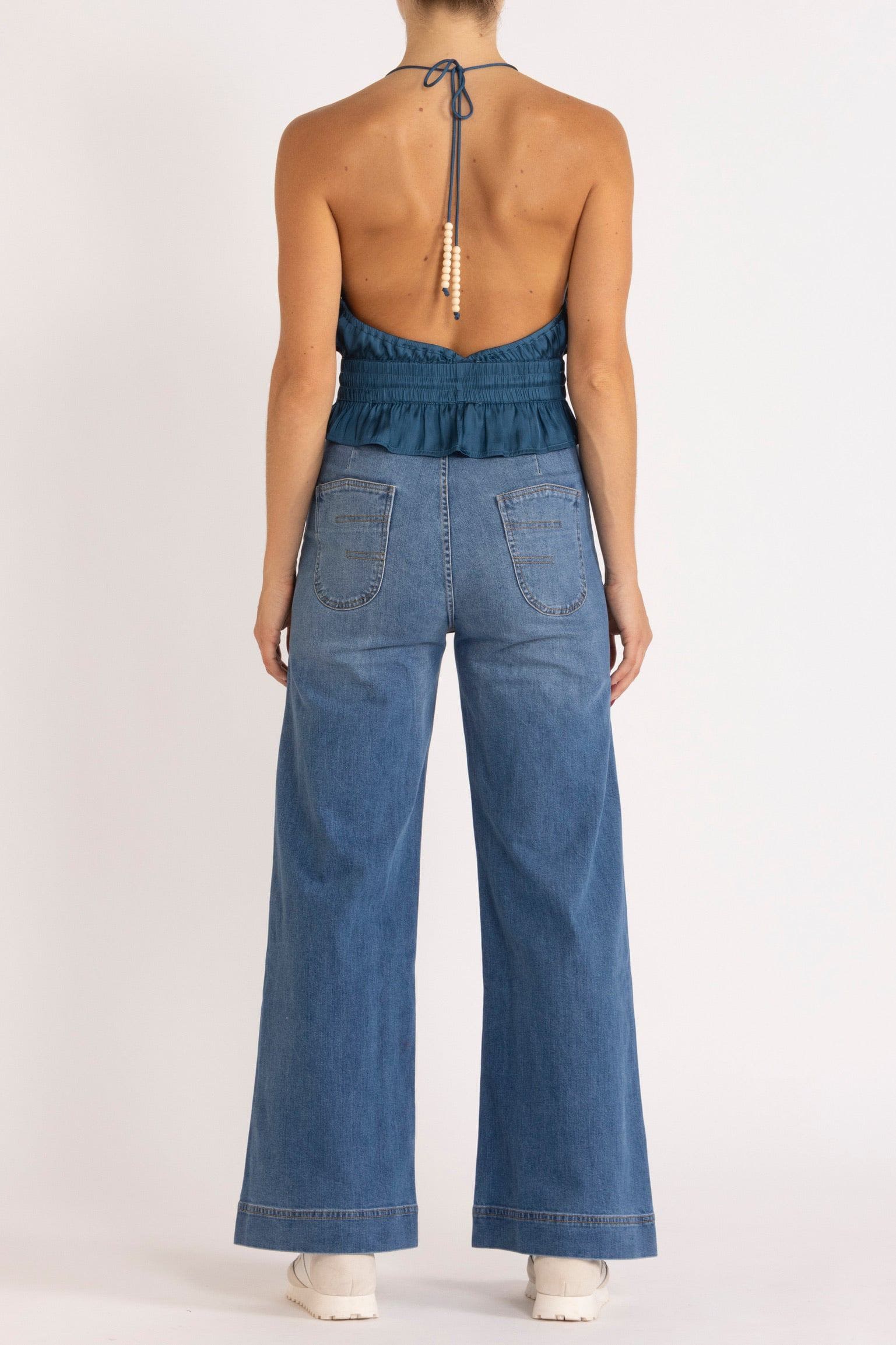 Alina Halter-Neck Top