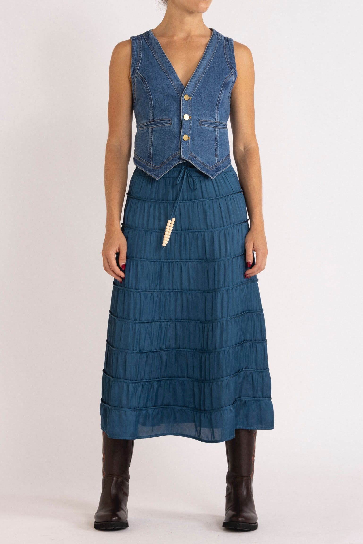 
Ocean Alina Tiered Skirt