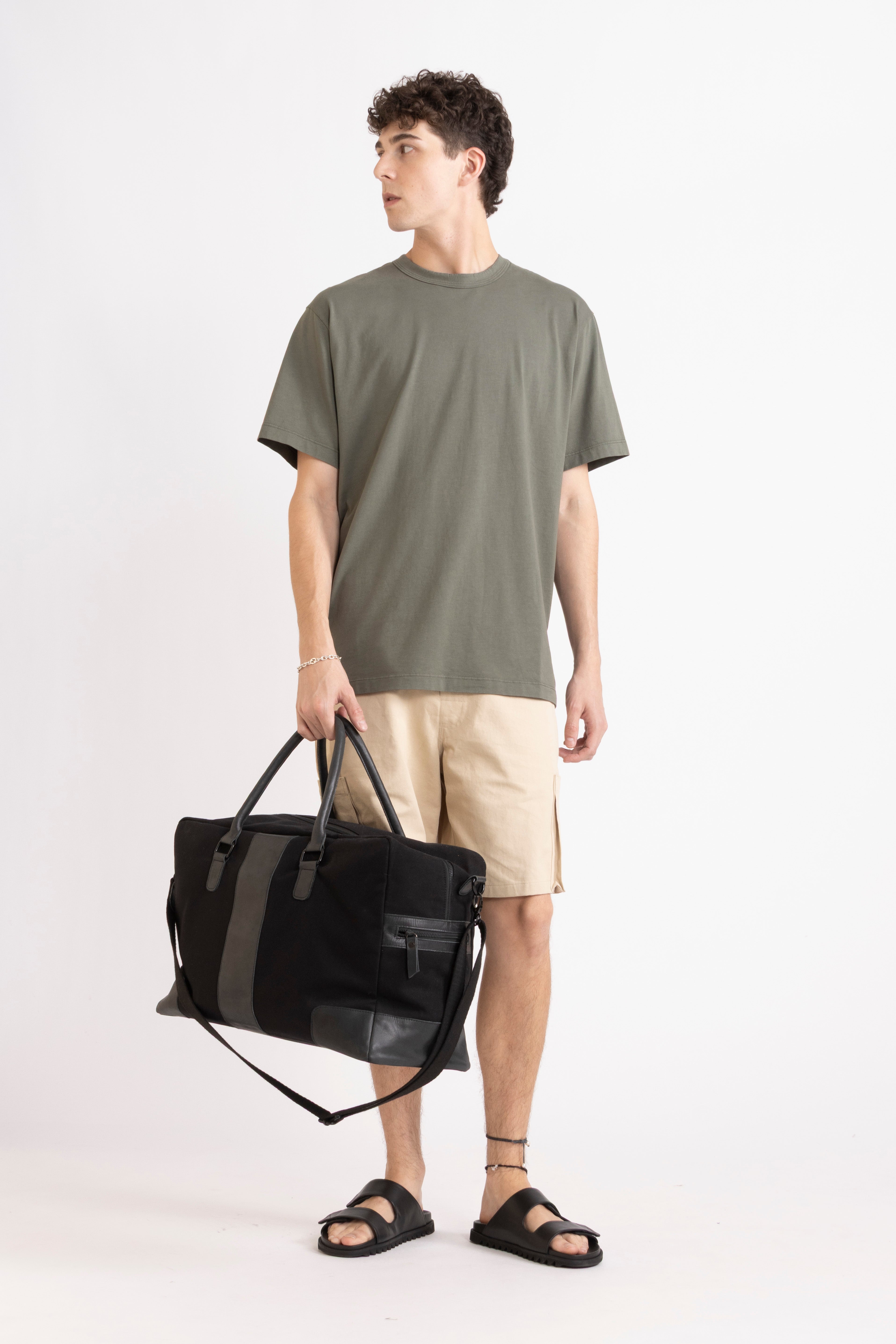 Hunter Canvas & Leather Duffel Bag