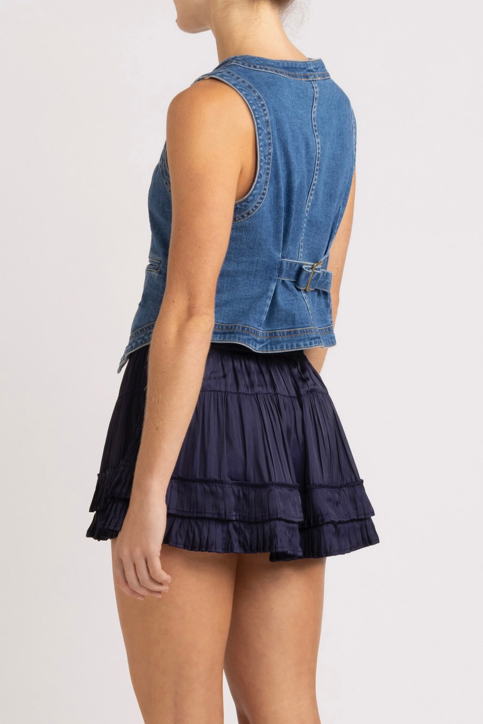 Lucy Pleated Frill Short