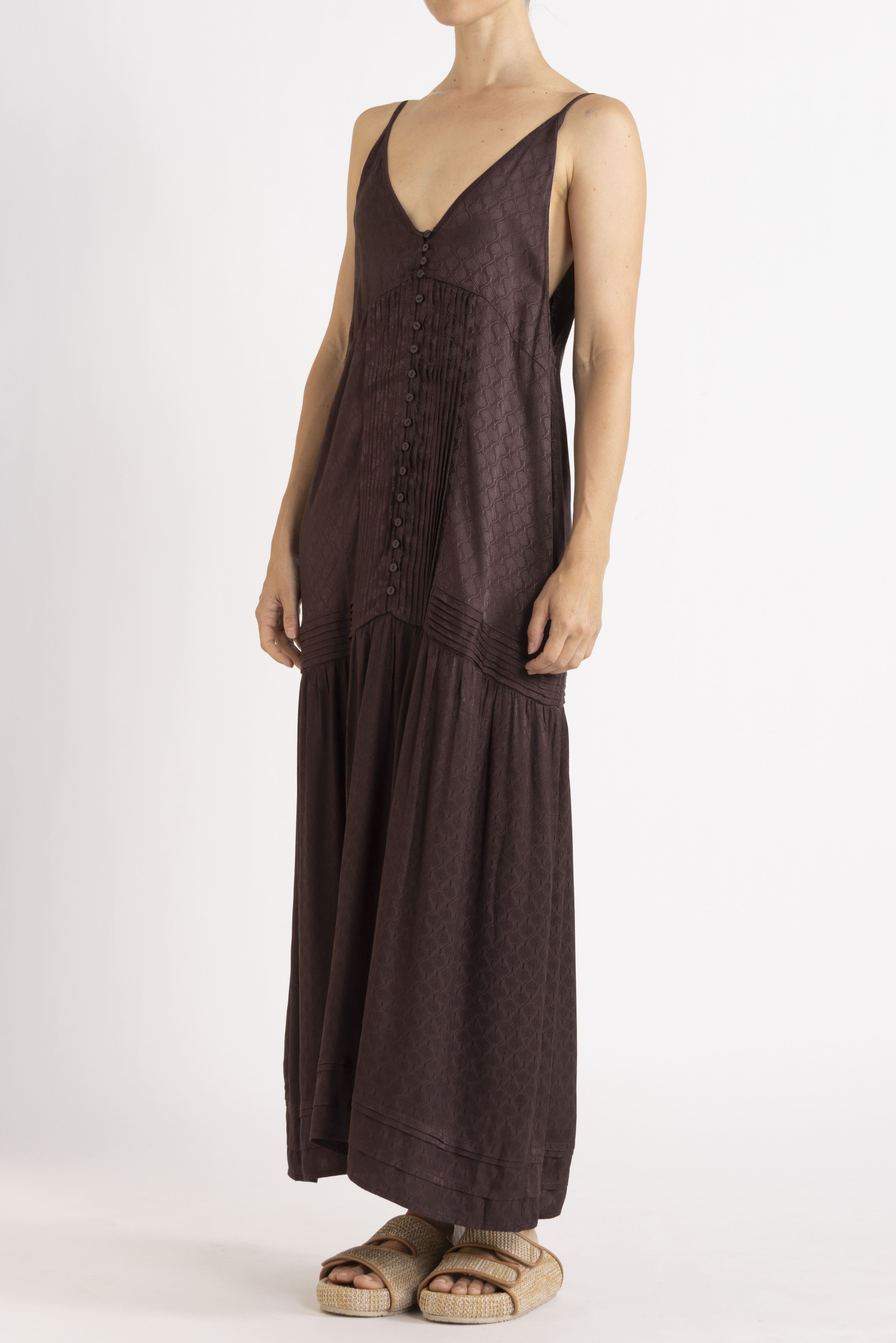 Sierra Jacquard Cami Dress