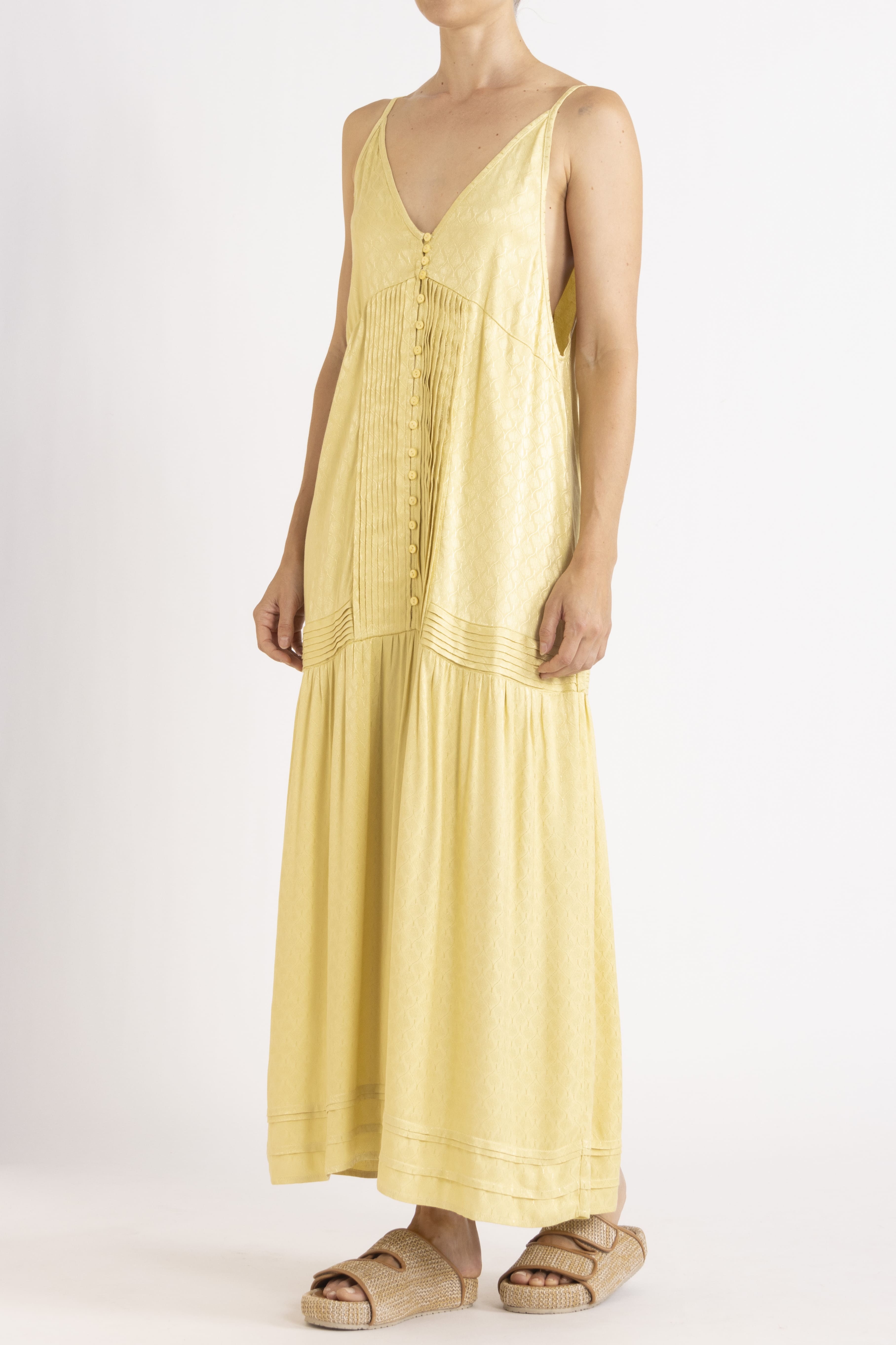 Sierra Jacquard Cami Dress