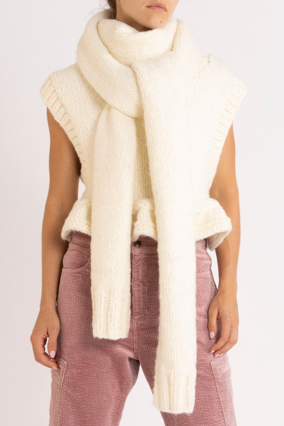 Opal Hand-Knitted Scarf