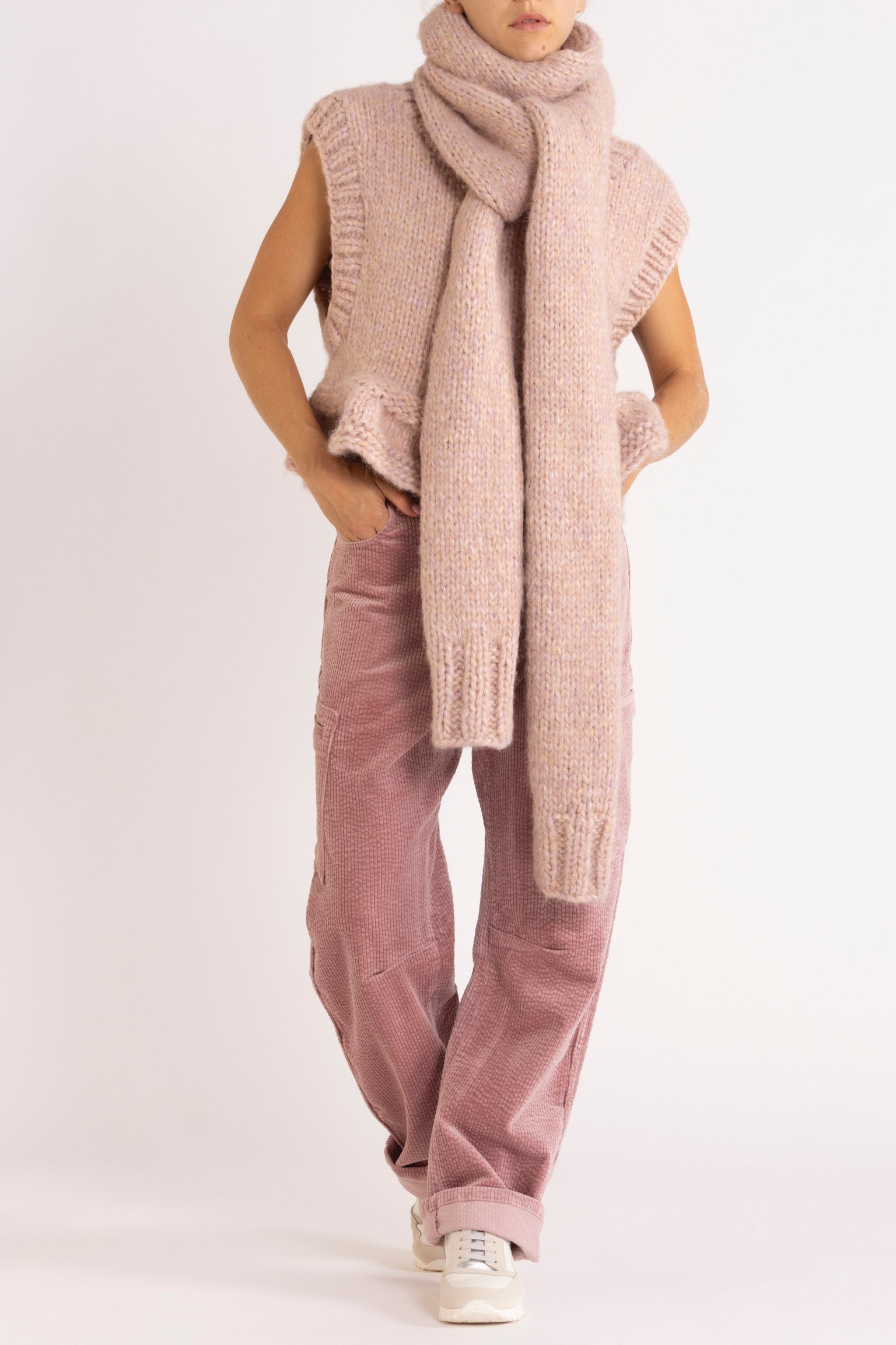 Opal Hand-Knitted Scarf