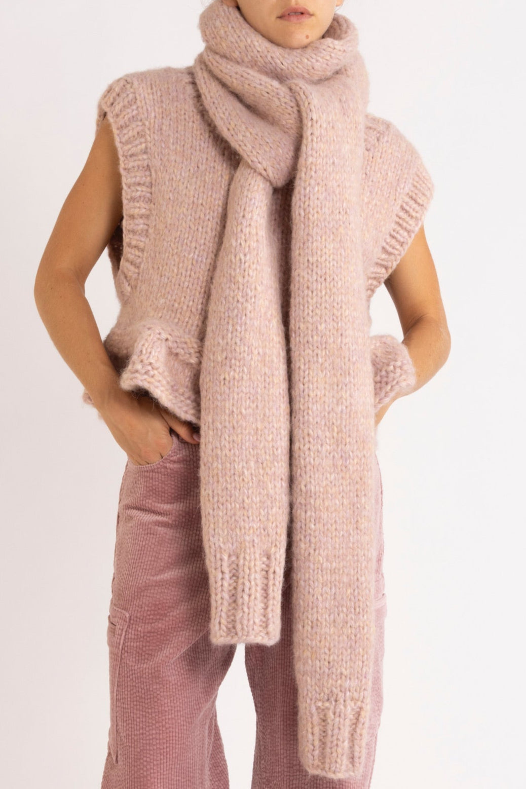 Opal Hand-Knitted Scarf