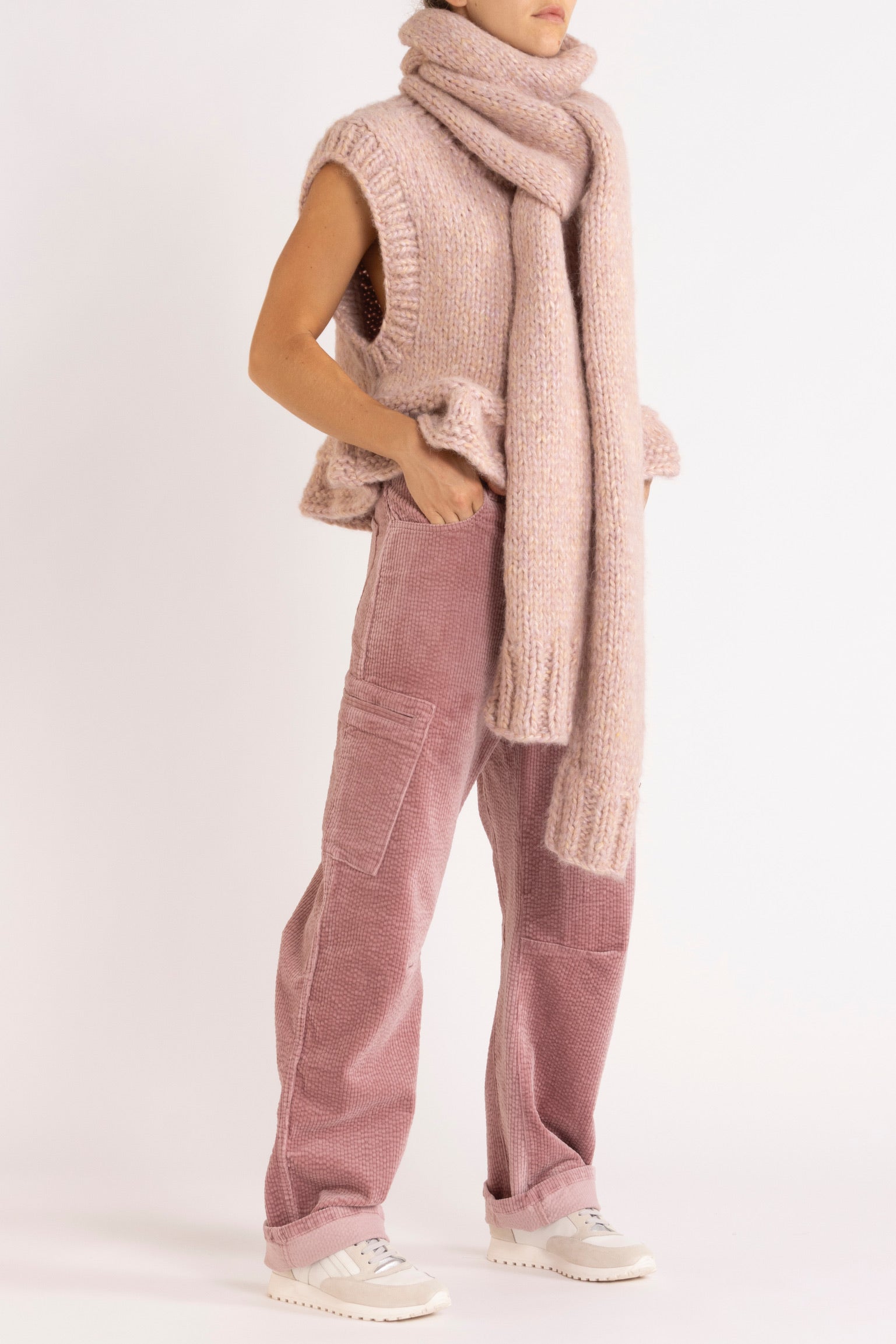 Opal Hand-Knitted Scarf