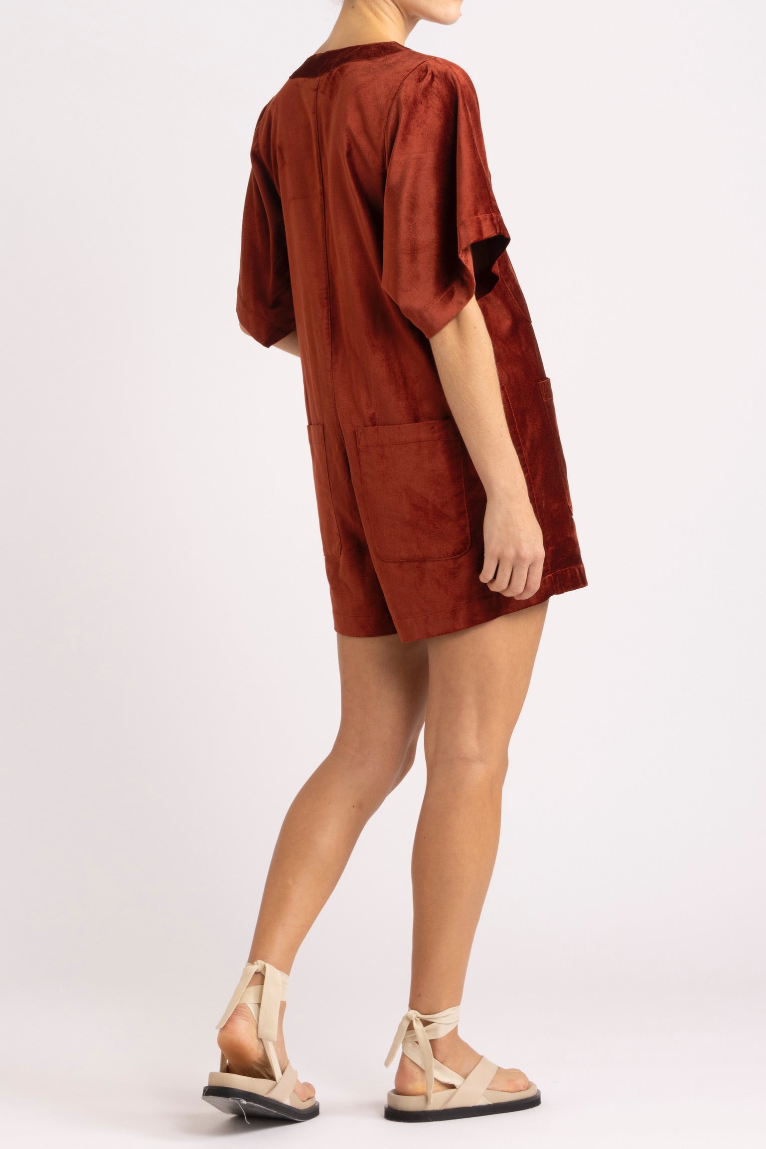 Royce Velvet Playsuit