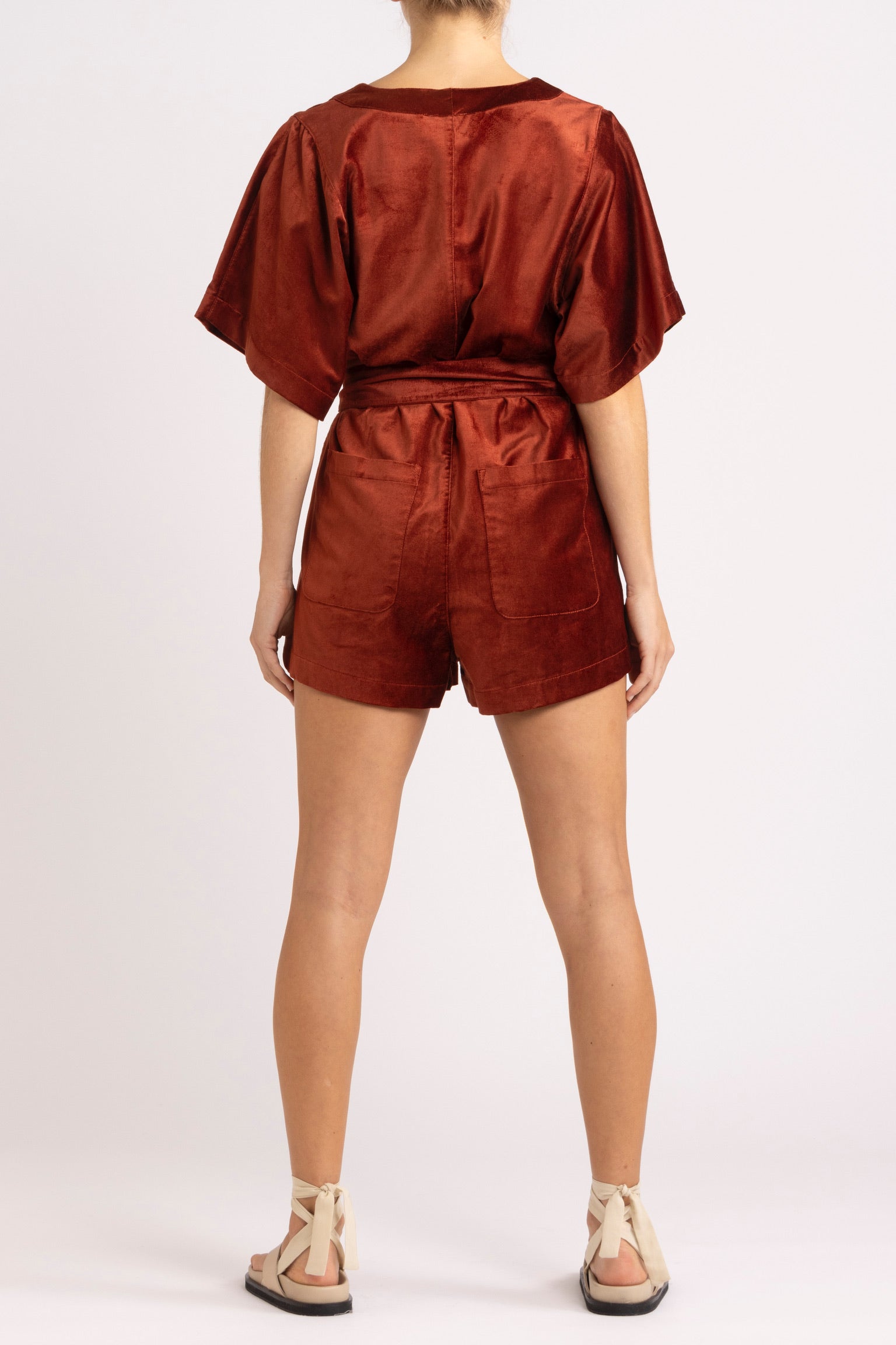 Royce Velvet Playsuit
