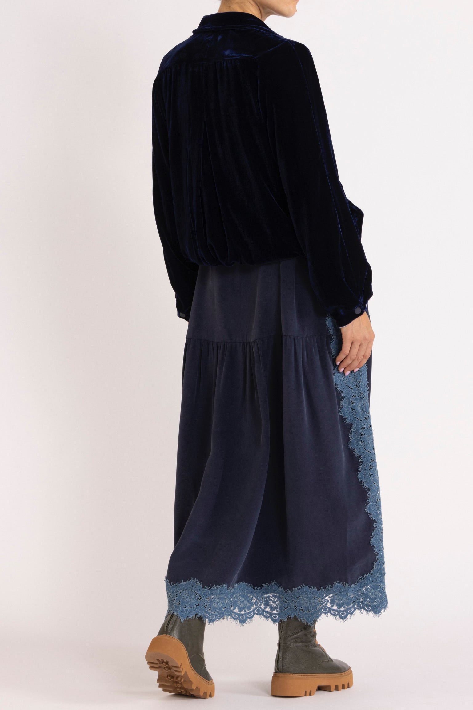 Aude Silk Velvet Jacket