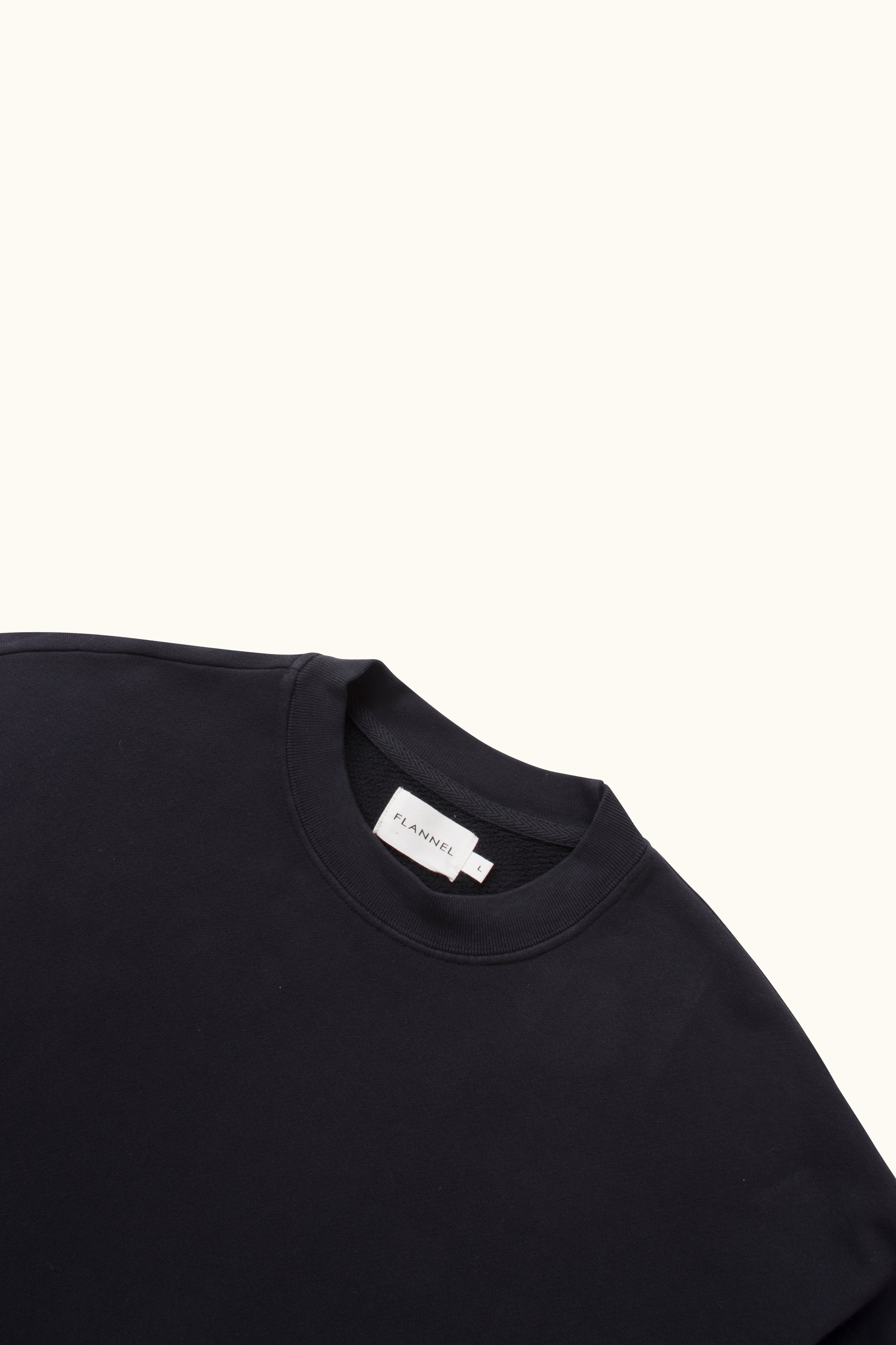 Axel Crew Neck Sweater Charcoal