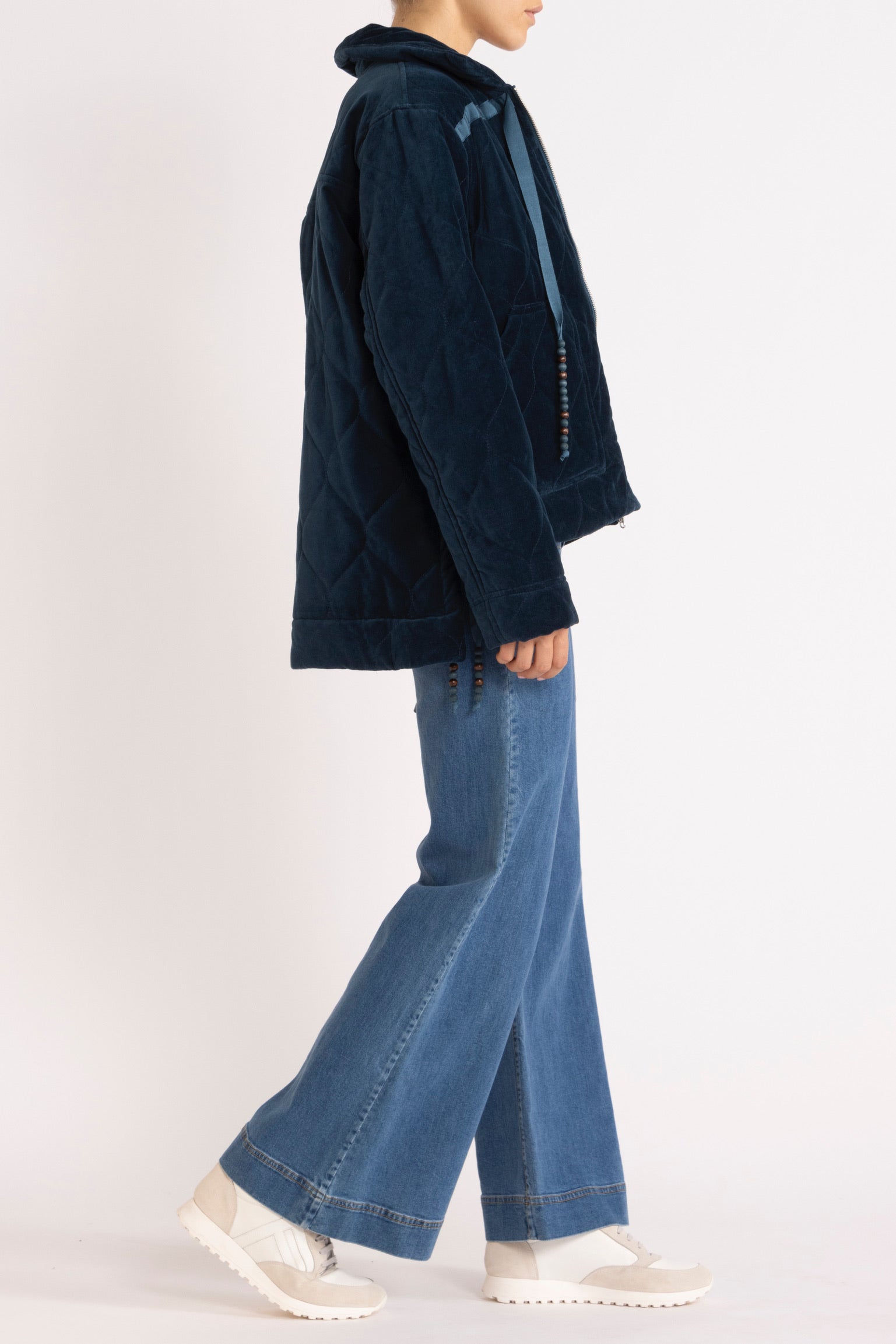 Belle Quilted Velvet Jacket