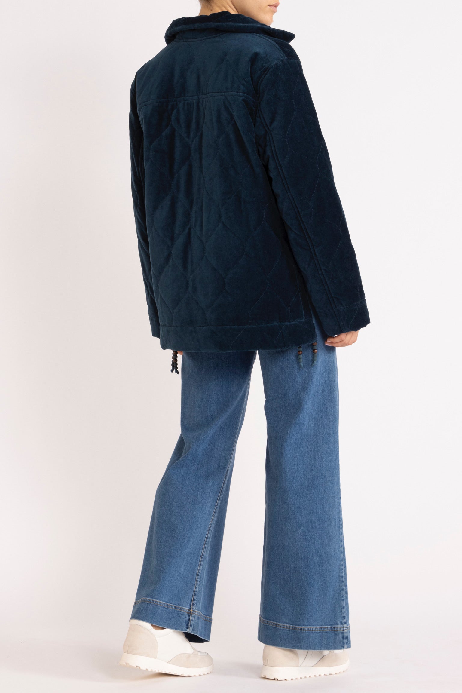 Belle Quilted Velvet Jacket