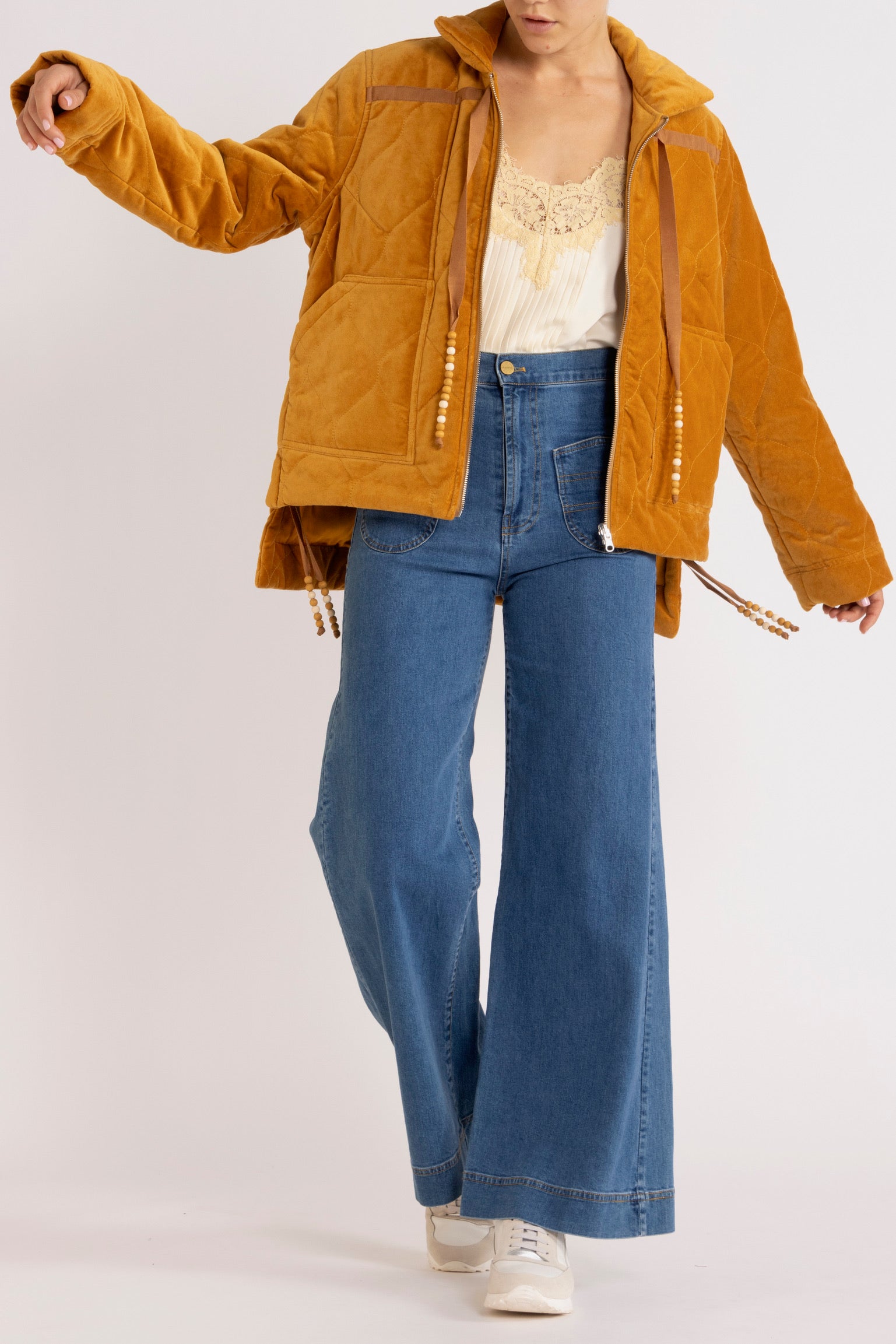 Belle Quilted Velvet Jacket