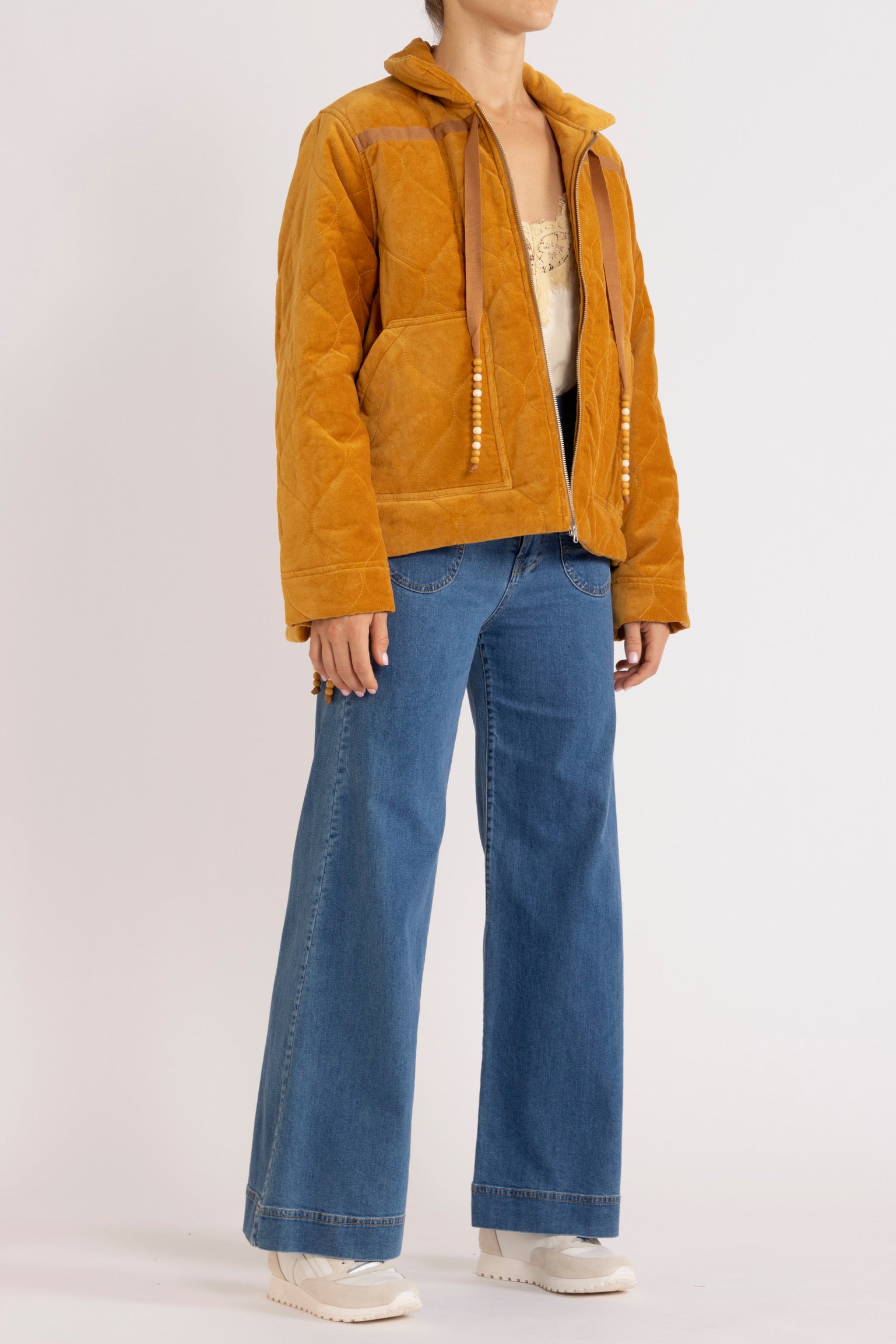 Belle Quilted Velvet Jacket