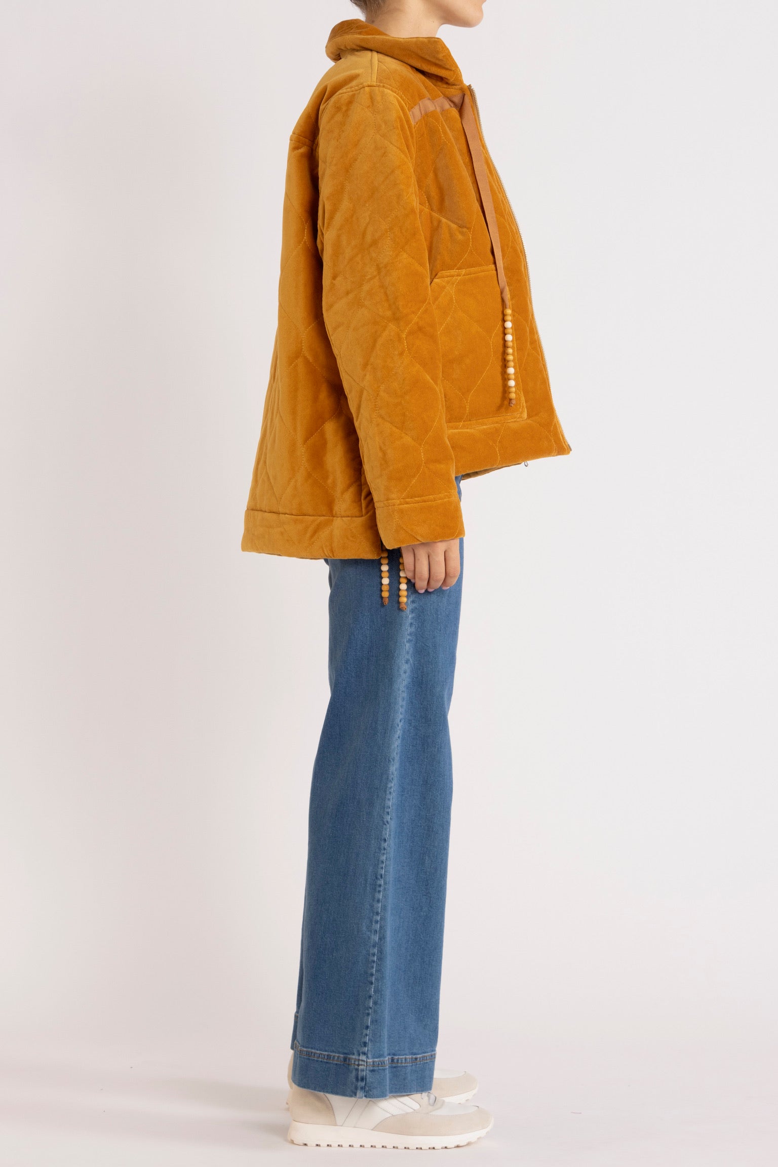 Belle Quilted Velvet Jacket