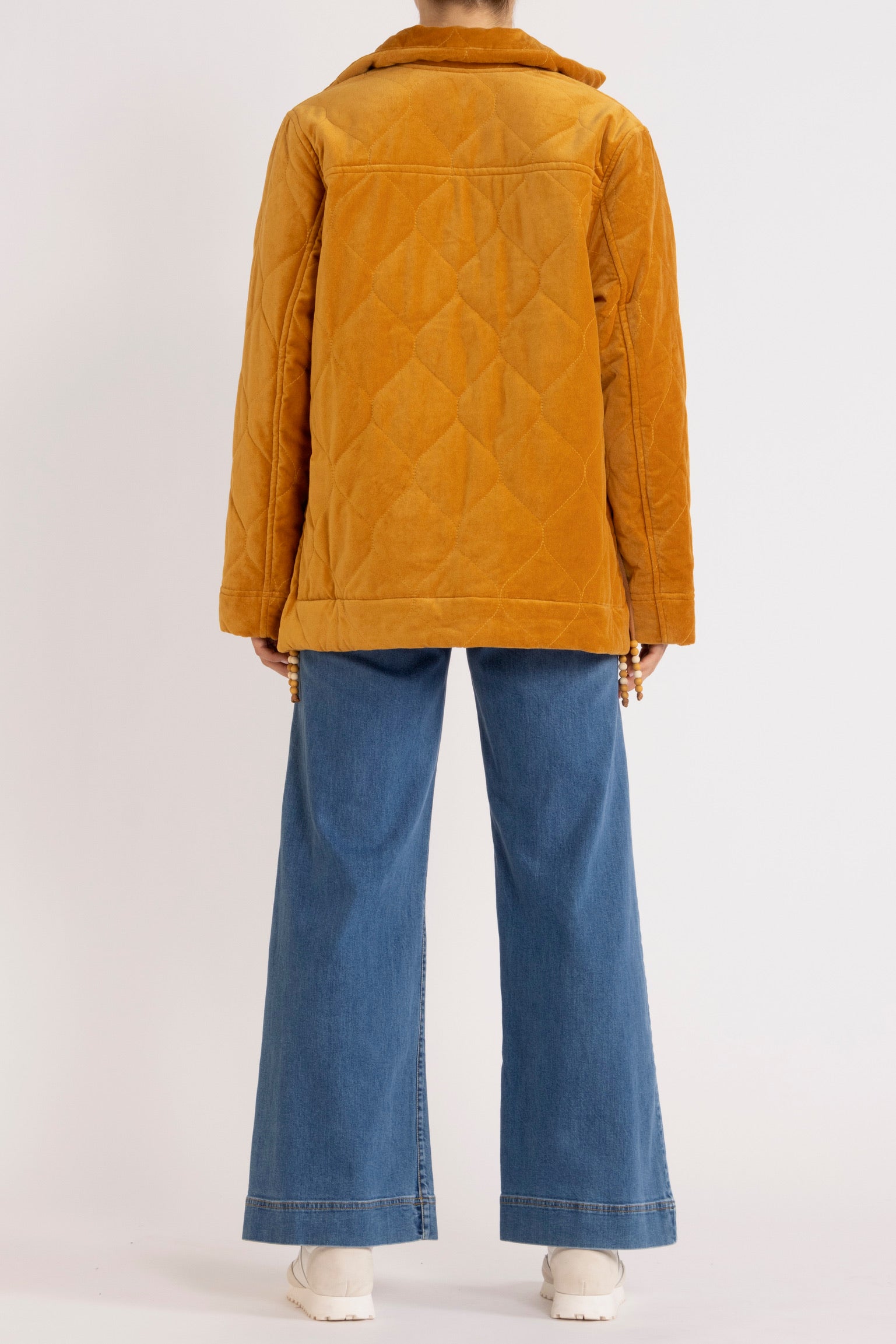 Belle Quilted Velvet Jacket