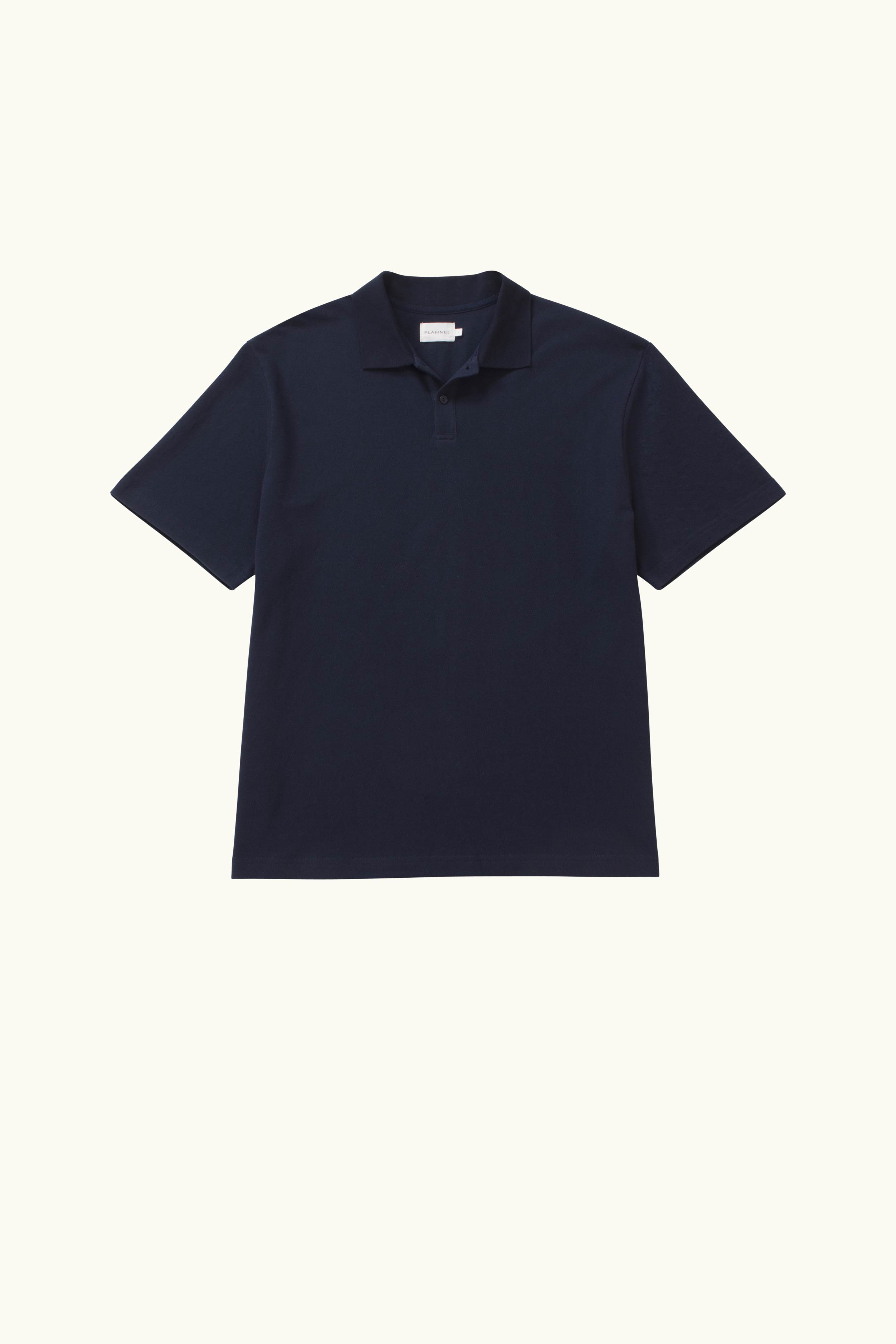 Kyoto Cotton Piquet Polo Navy