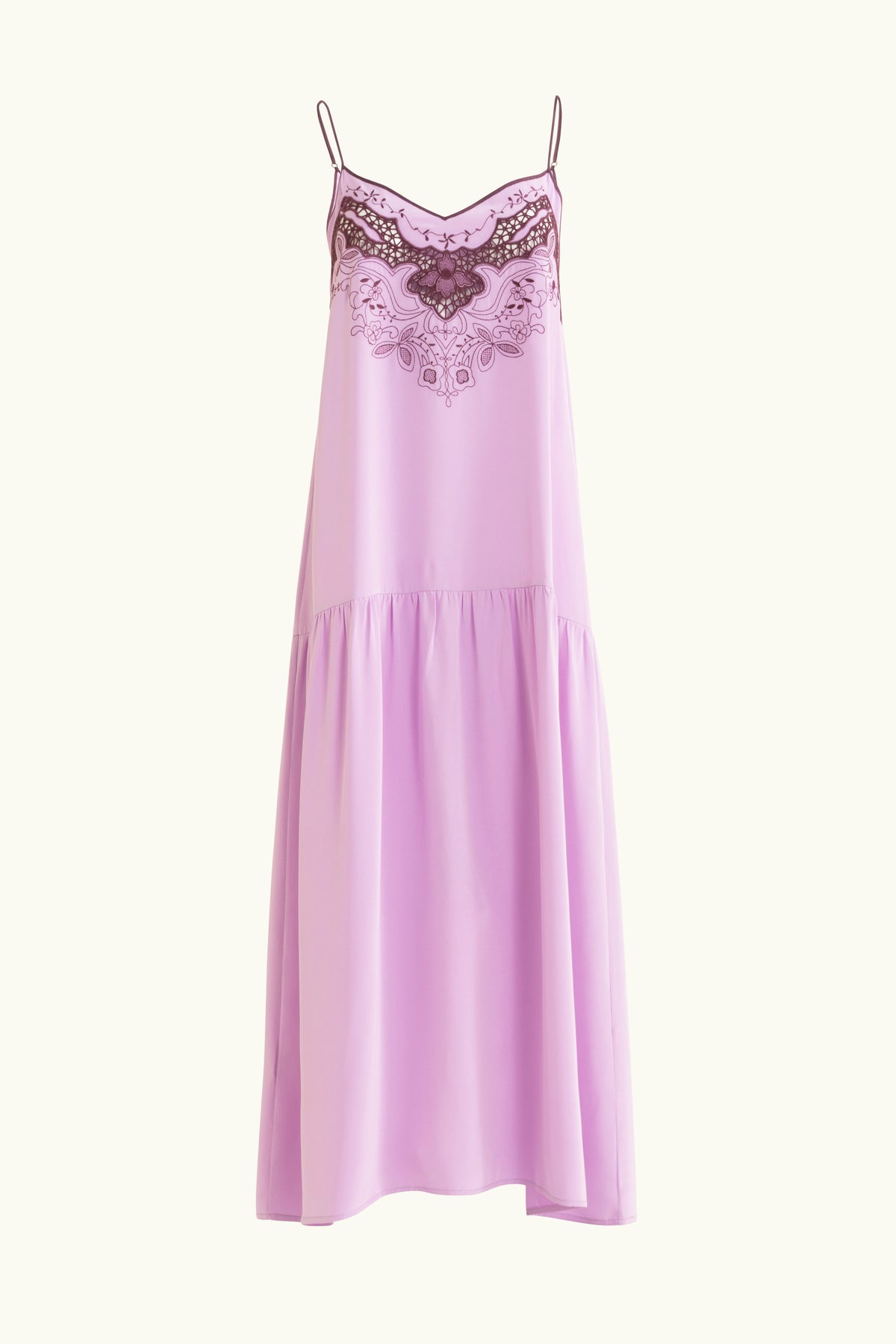 Lina Silk Crepe Cami Dress
