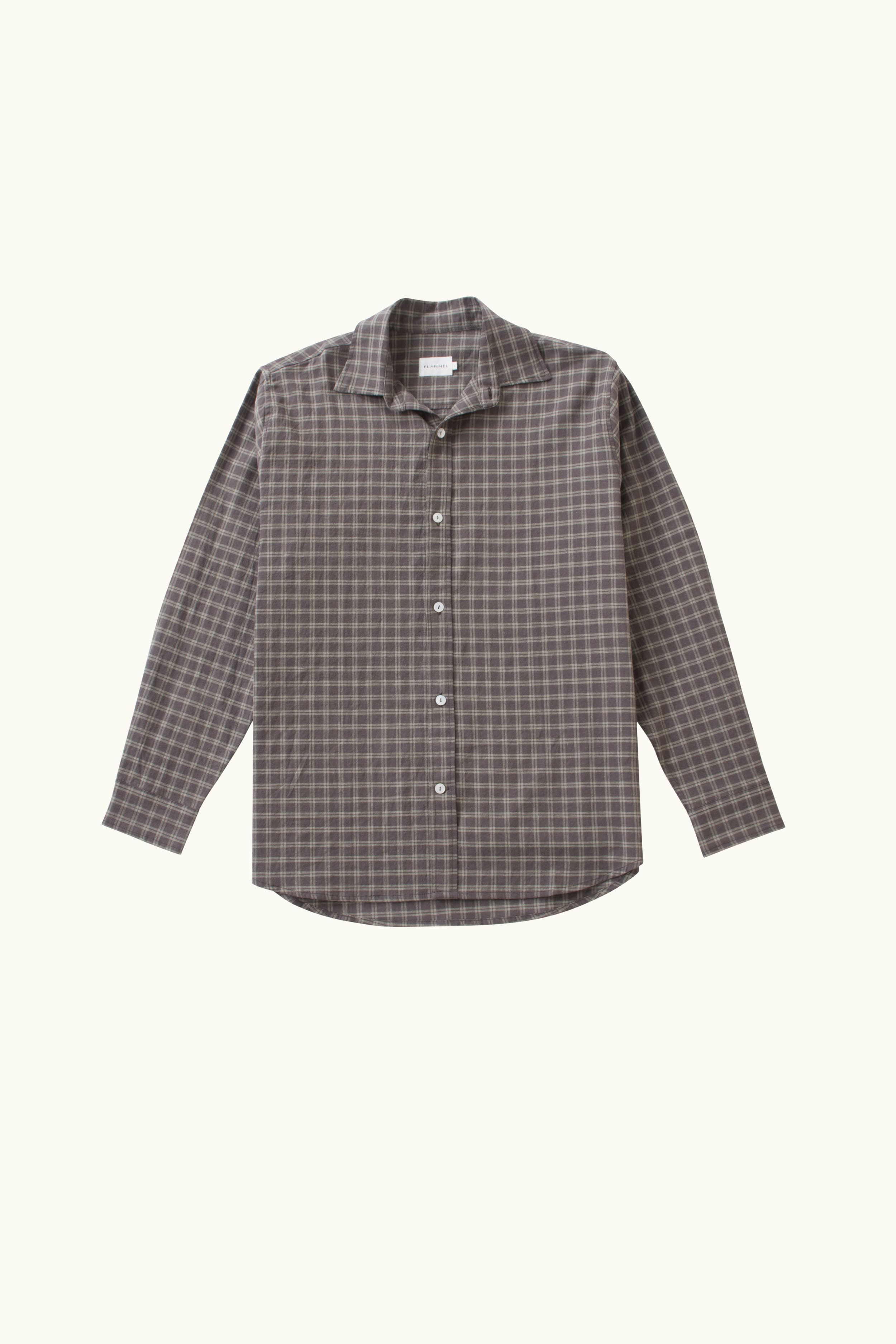 トップス New Shirt Cotton Flannel Check Nikolas Check Hemp Cotton Shirt | FLANNEL